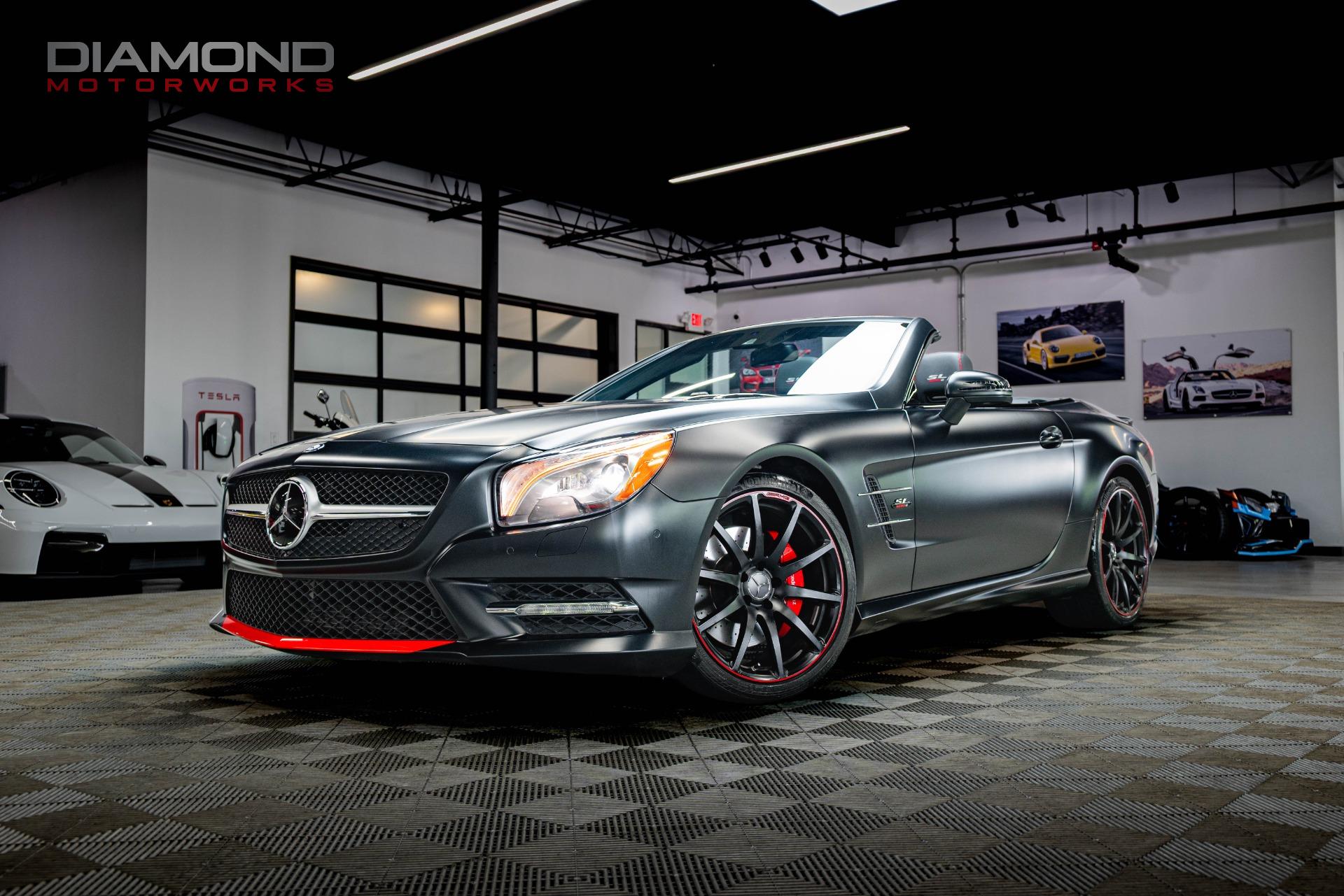 designo Magno Night Black 2016 Mercedes-Benz SL-Class Convertible Rear-Wheel Drive 7-Speed Automatic