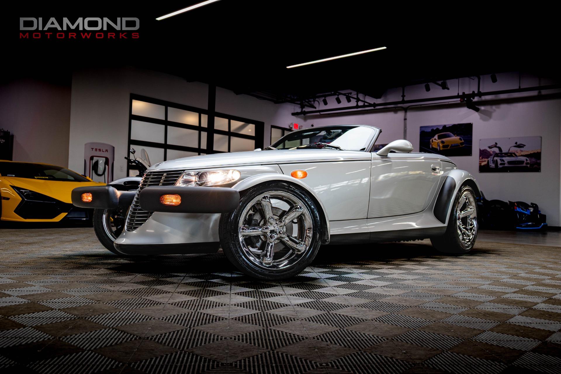 Prowler Silver/Prowler Black 2001 Plymouth Prowler Convertible Rear-Wheel Drive 4-Speed Automatic