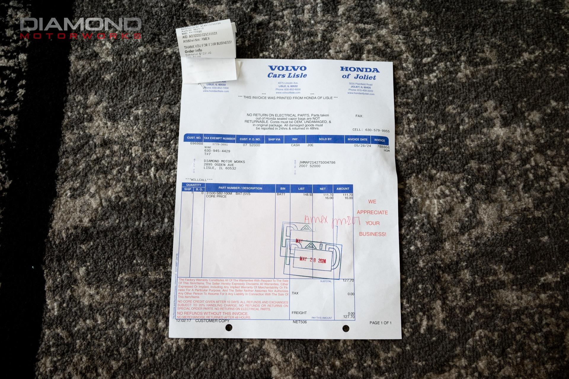 2007 HONDA S2000 - Image 140