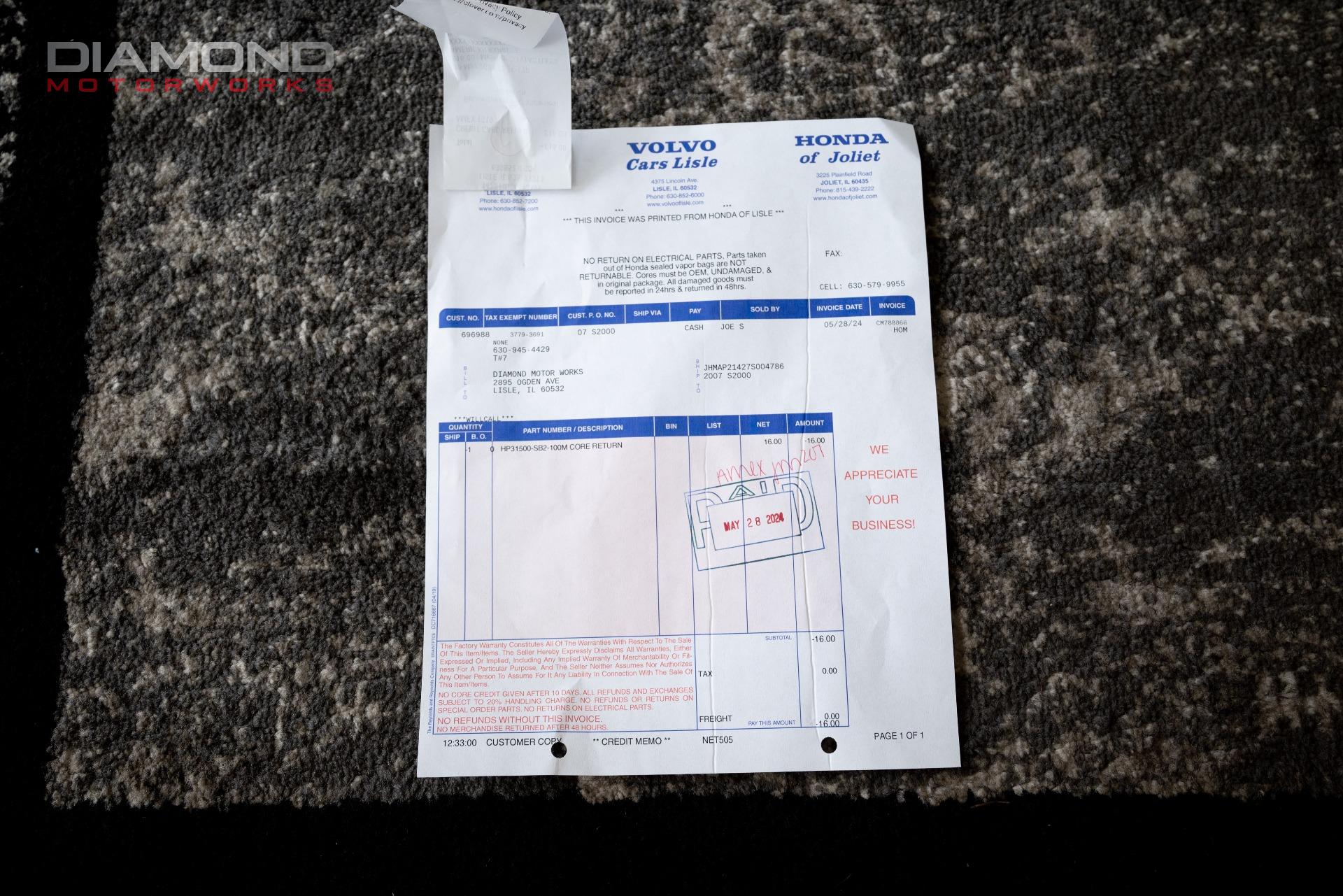 2007 HONDA S2000 - Image 141