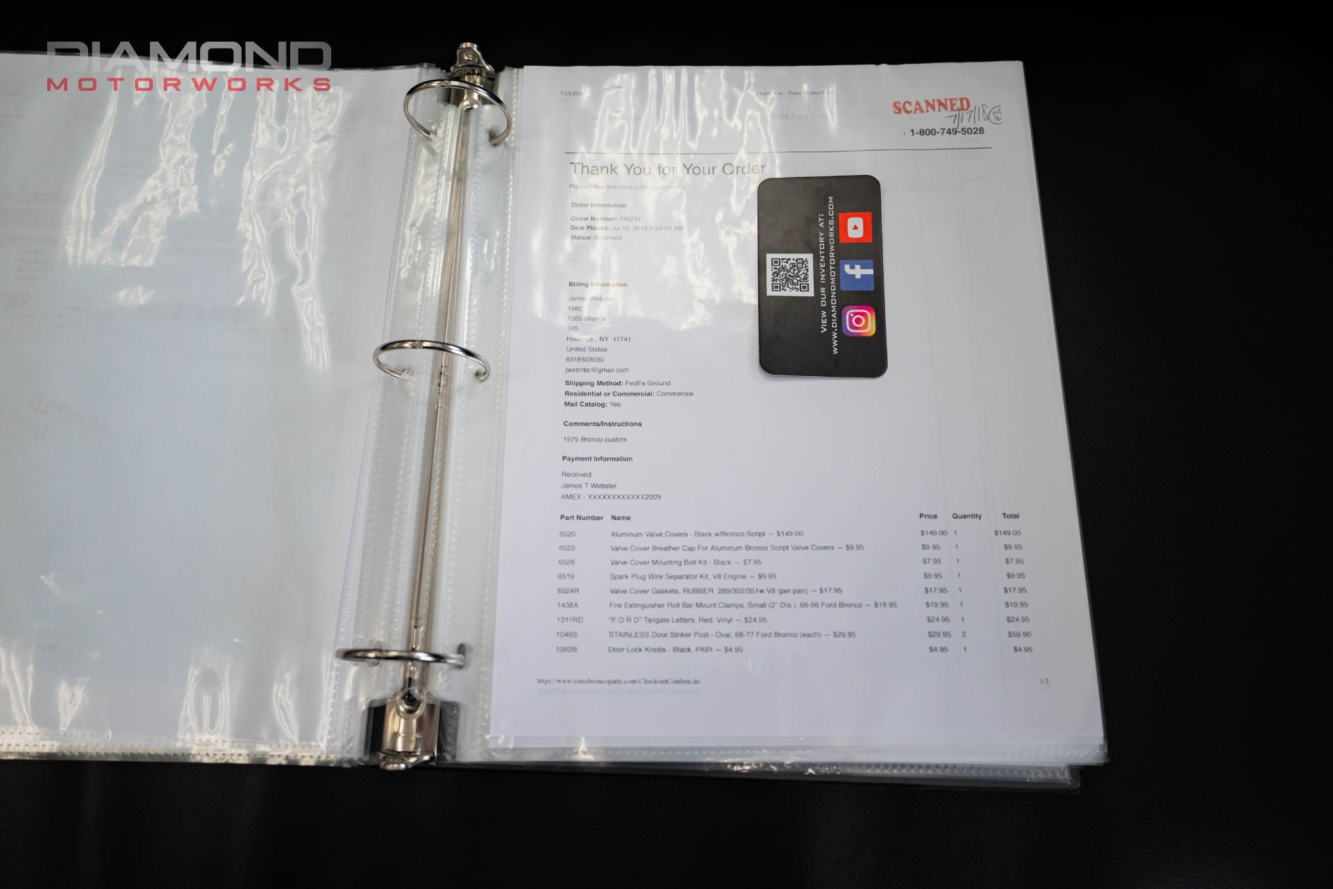 1975 FORD BRONCO 4X4 - Image 154