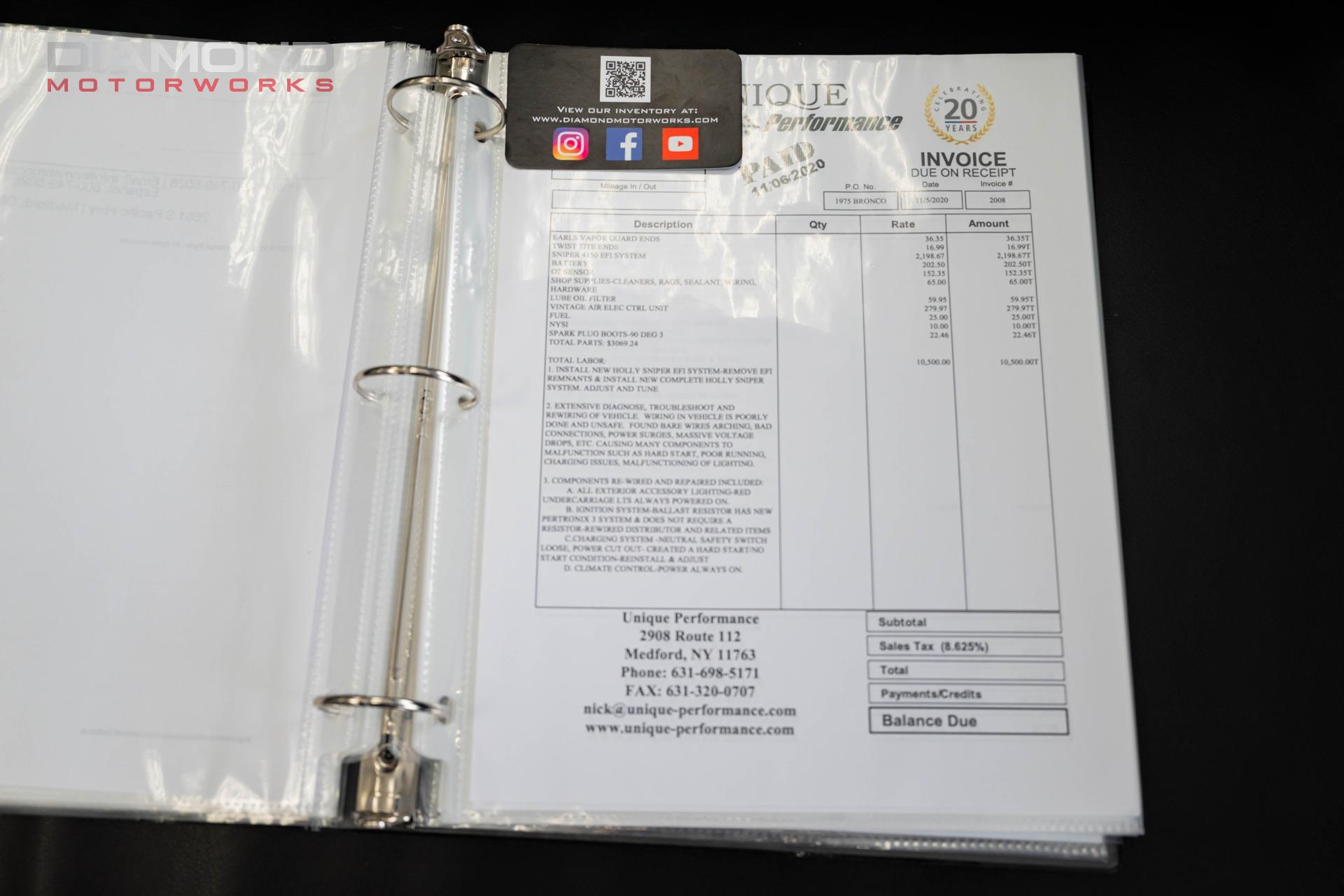 1975 FORD BRONCO 4X4 - Image 155