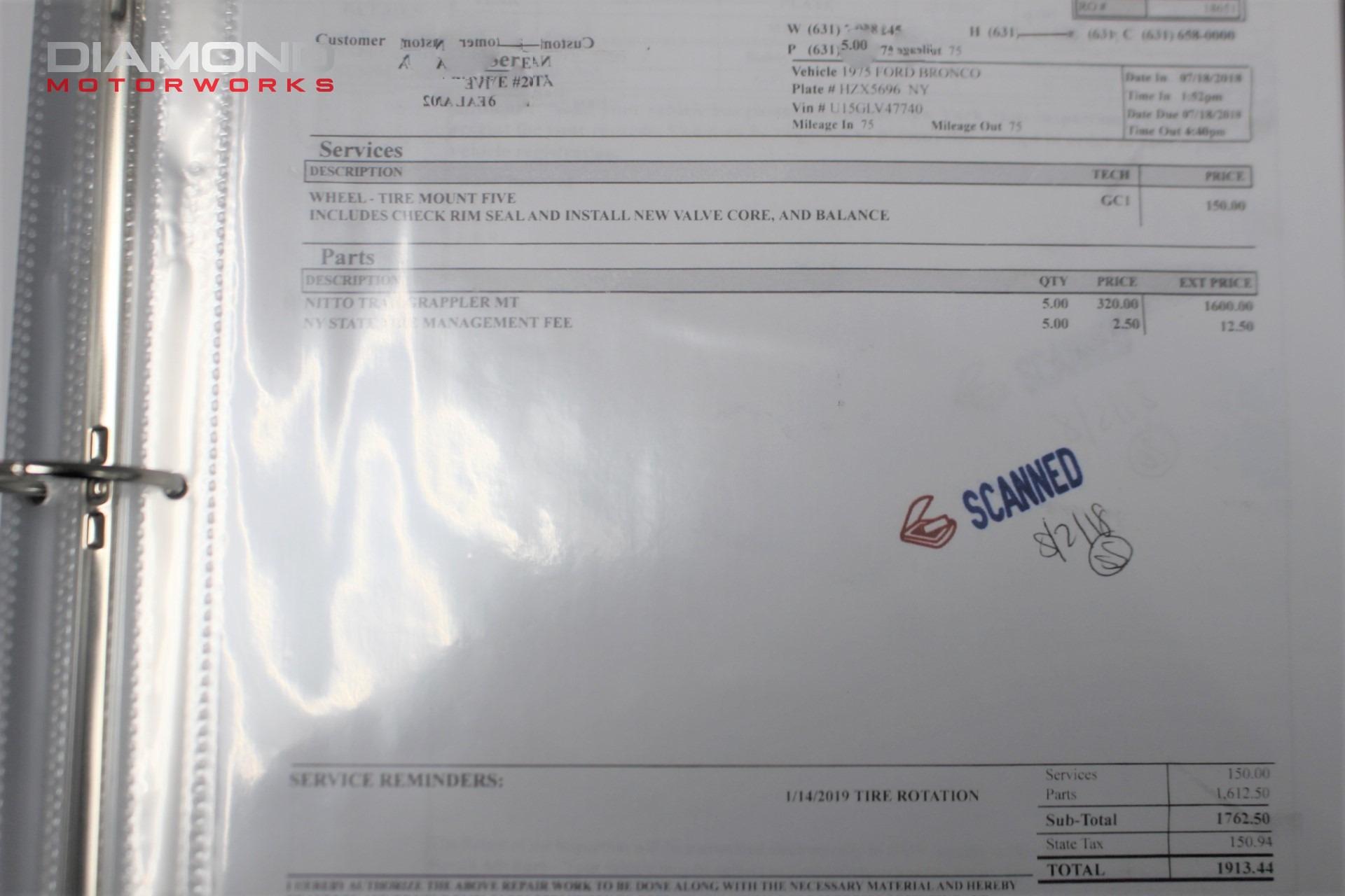 1975 FORD BRONCO 4X4 - Image 177