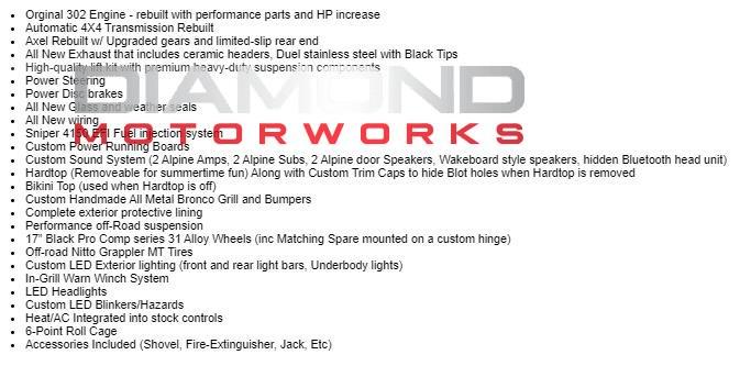 1975 FORD BRONCO 4X4 - Image 190