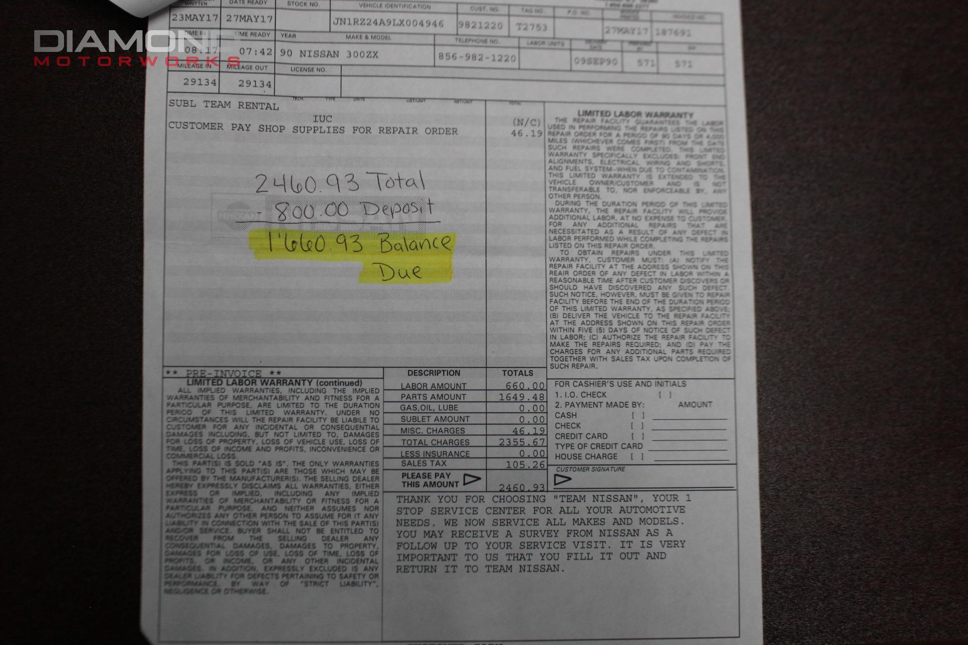 Used 1990 Nissan 300ZX GS For Sale (Sold) | Diamond
