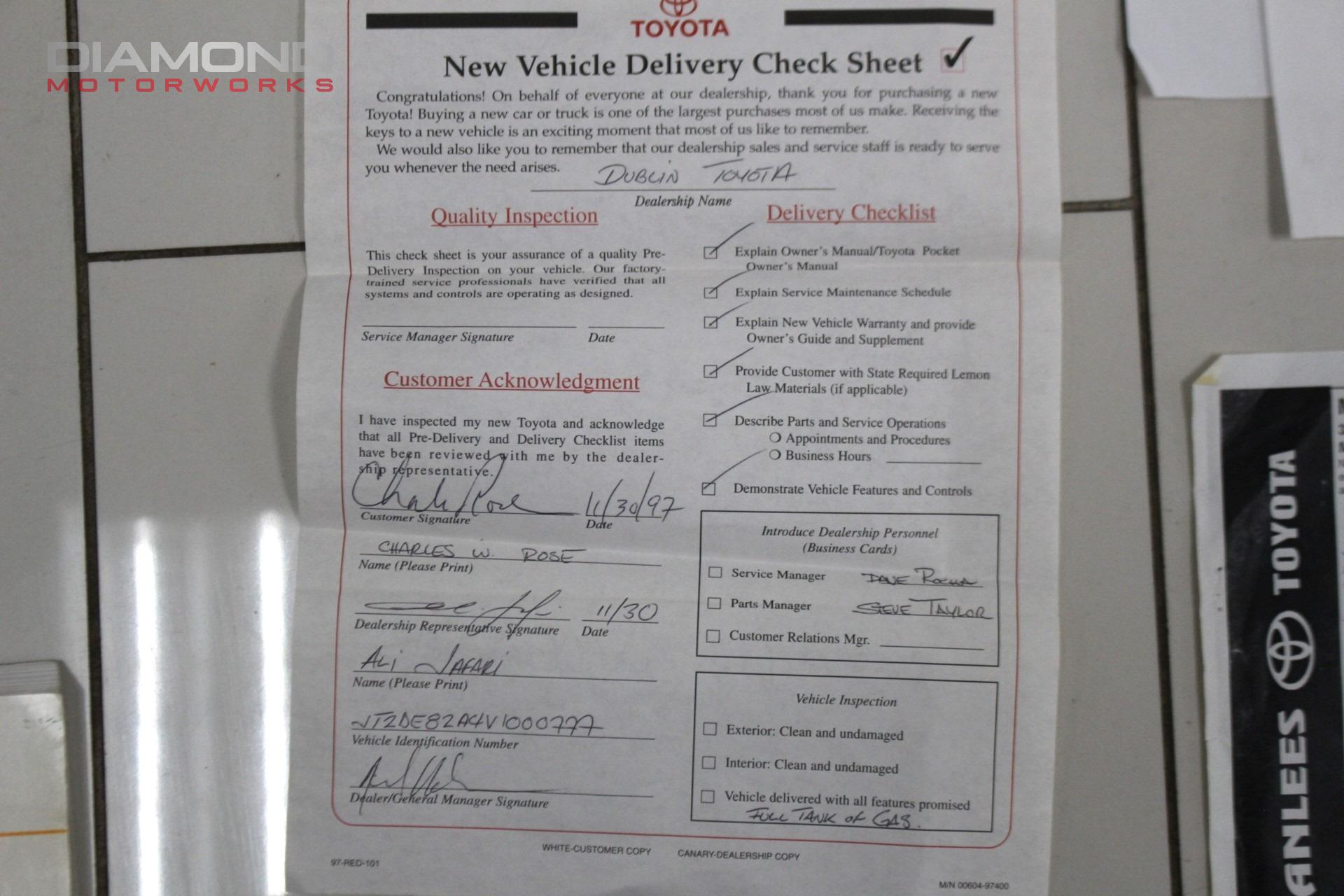 1997 TOYOTA SUPRA - Image 154