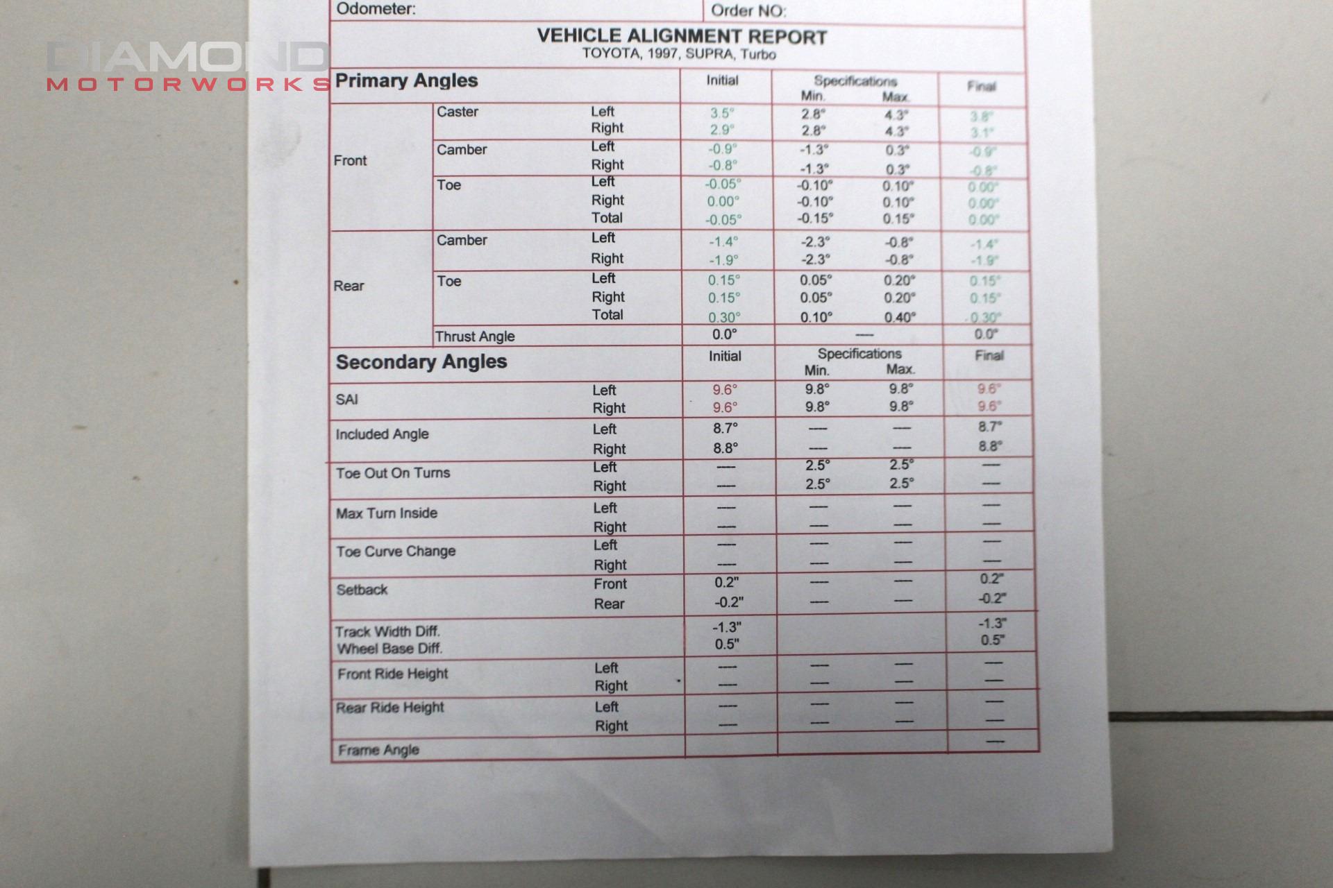 1997 TOYOTA SUPRA - Image 171