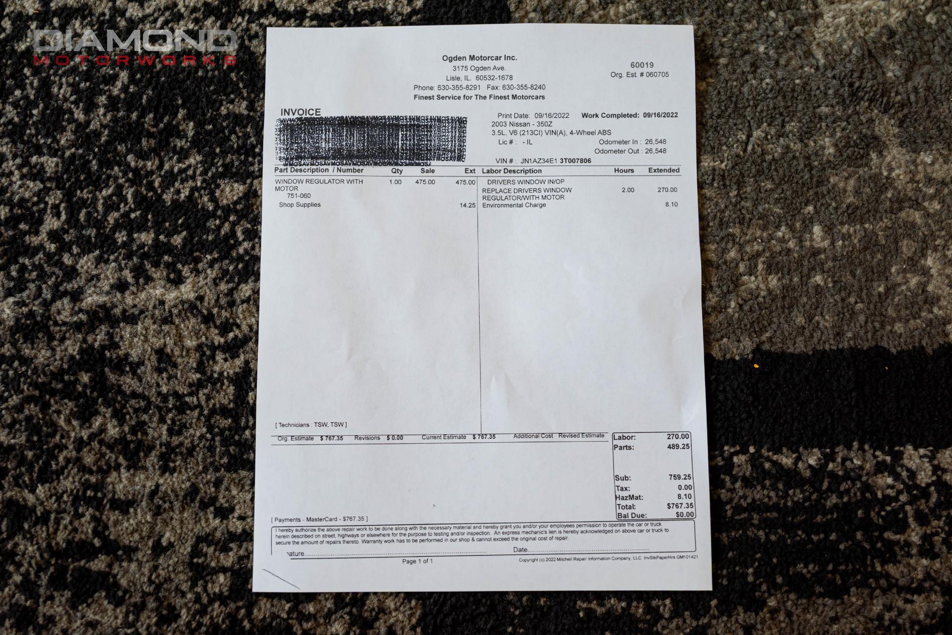 2003 NISSAN 350Z - Image 144