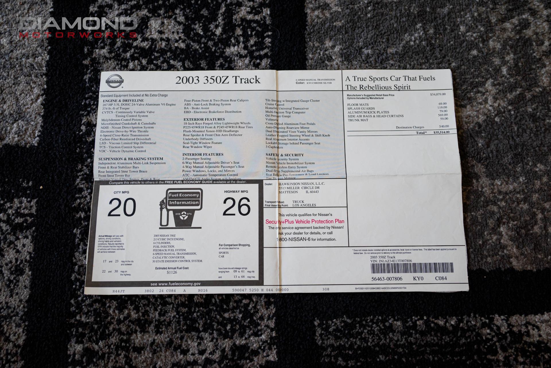 2003 NISSAN 350Z - Image 146