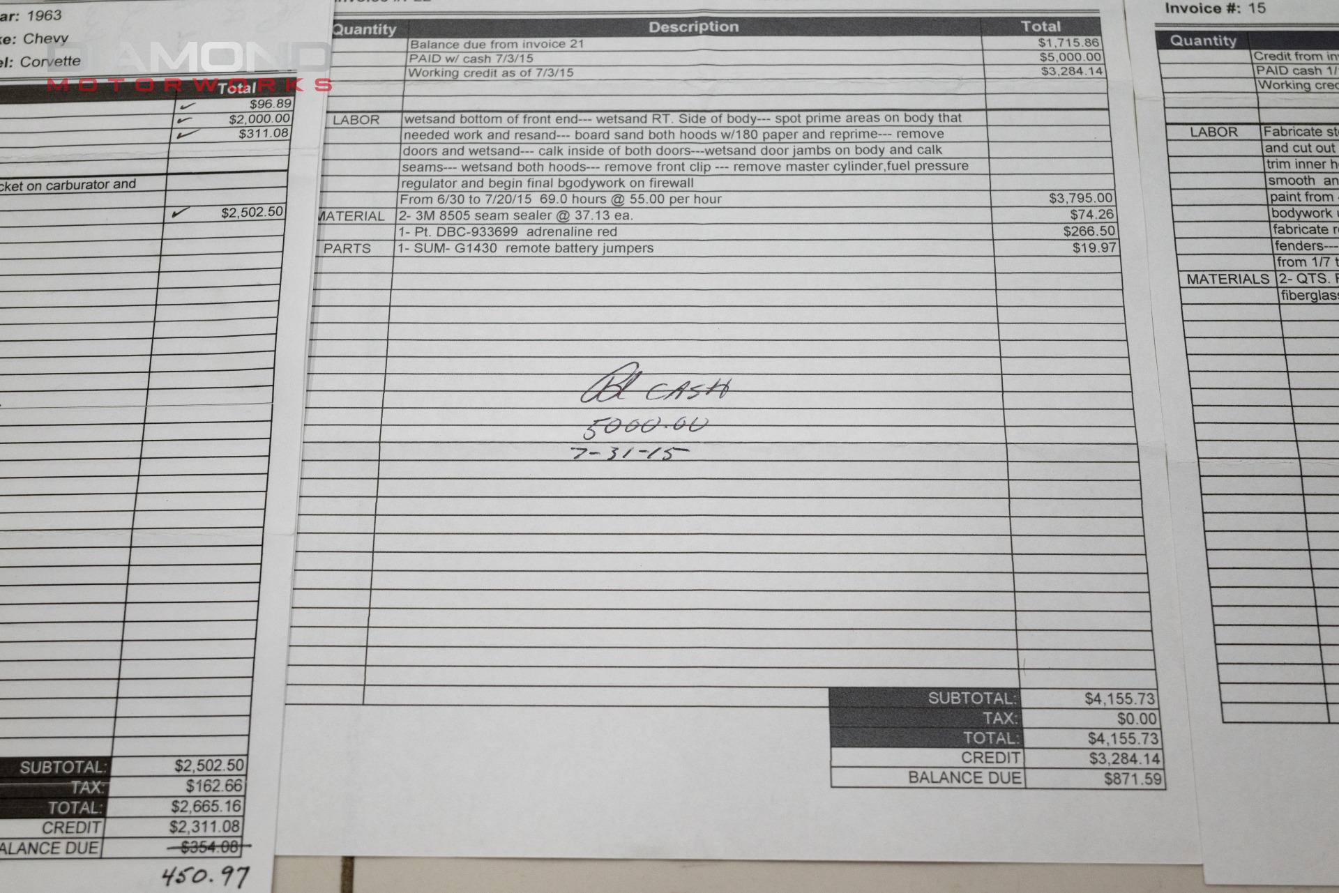 1963 CHEVROLET CORVETTE STINGRAY WINDOW - Image 143