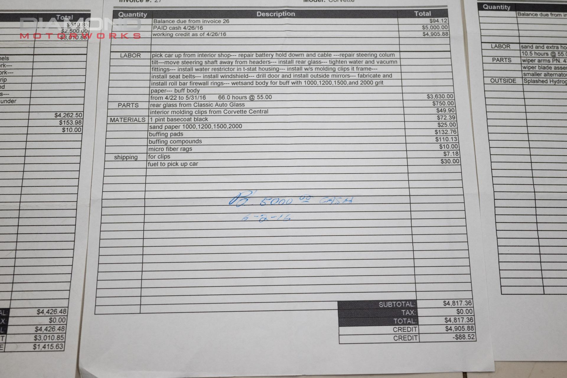 1963 CHEVROLET CORVETTE STINGRAY WINDOW - Image 145