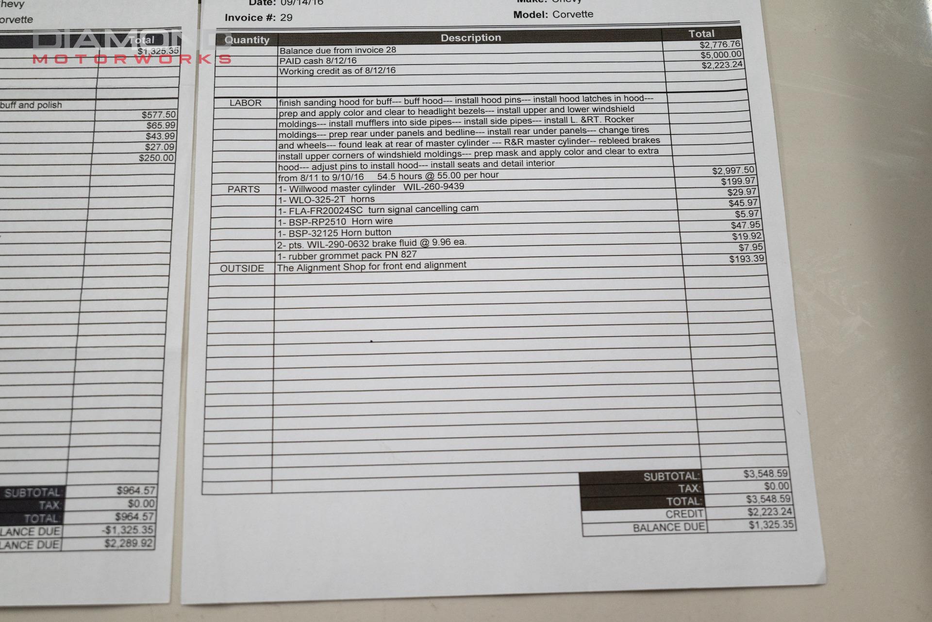 1963 CHEVROLET CORVETTE STINGRAY WINDOW - Image 147