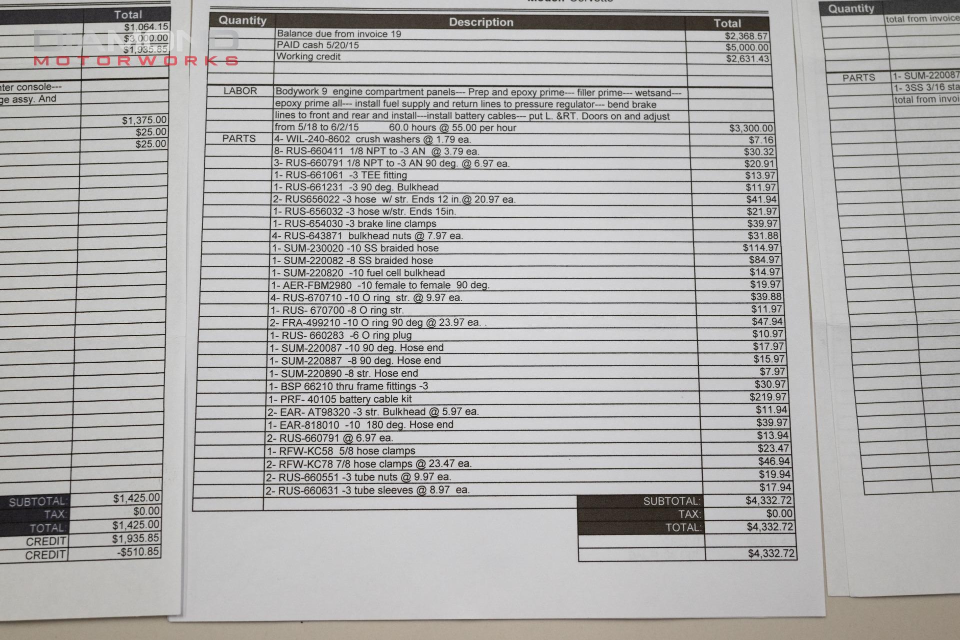 1963 CHEVROLET CORVETTE STINGRAY WINDOW - Image 149