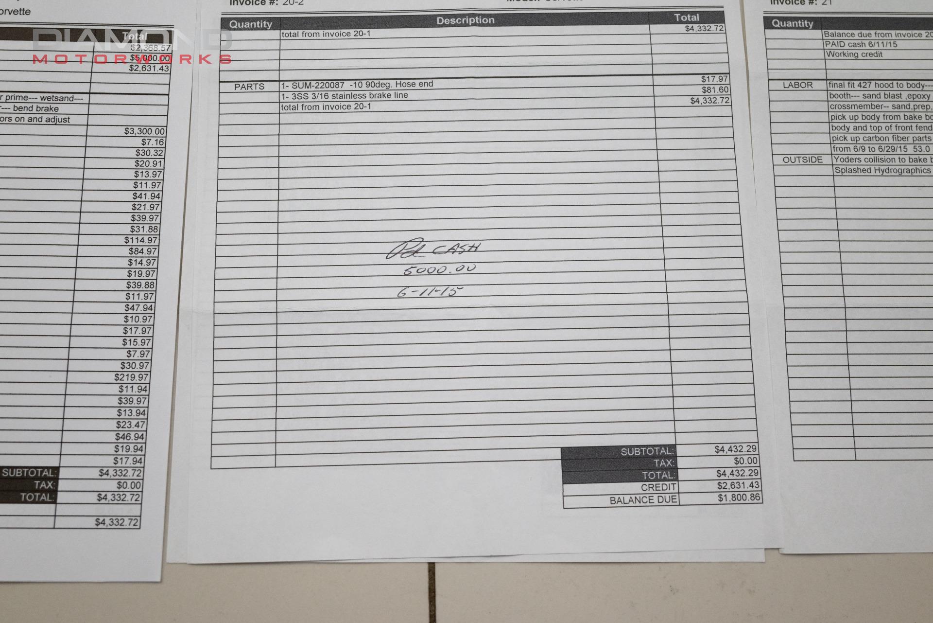 1963 CHEVROLET CORVETTE STINGRAY WINDOW - Image 150