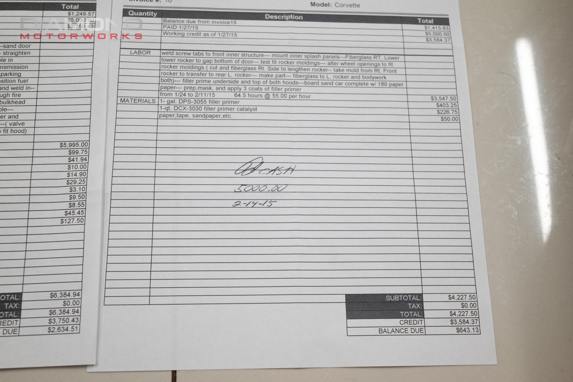 1963 CHEVROLET CORVETTE STINGRAY WINDOW - Image 153