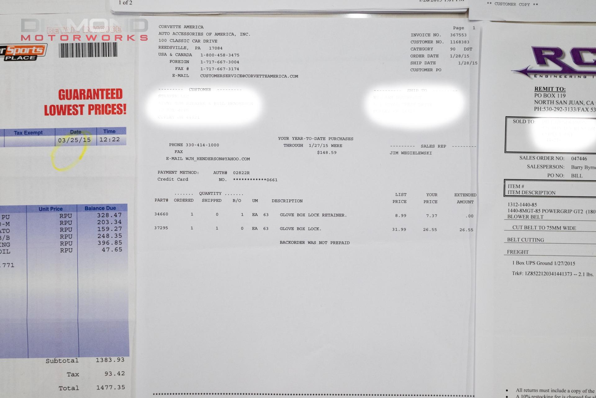 1963 CHEVROLET CORVETTE STINGRAY WINDOW - Image 183