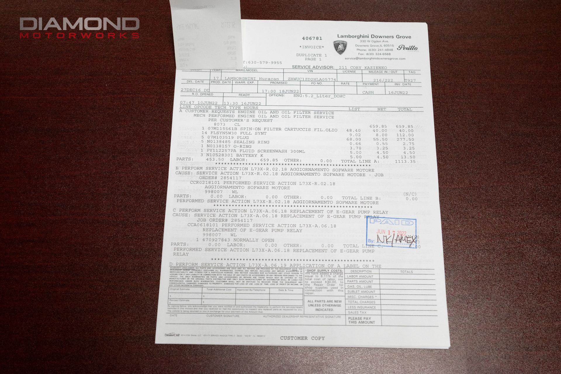 2017 LAMBORGHINI AVENTADOR - Image 149