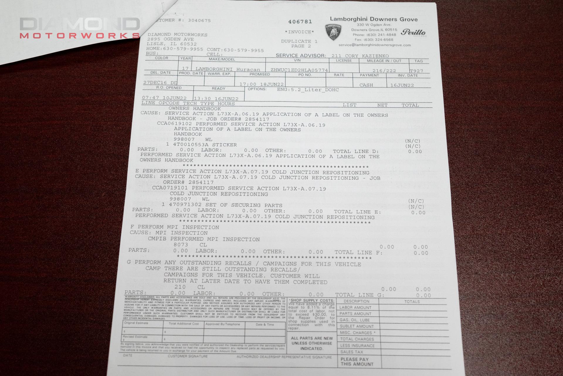 2017 LAMBORGHINI AVENTADOR - Image 150