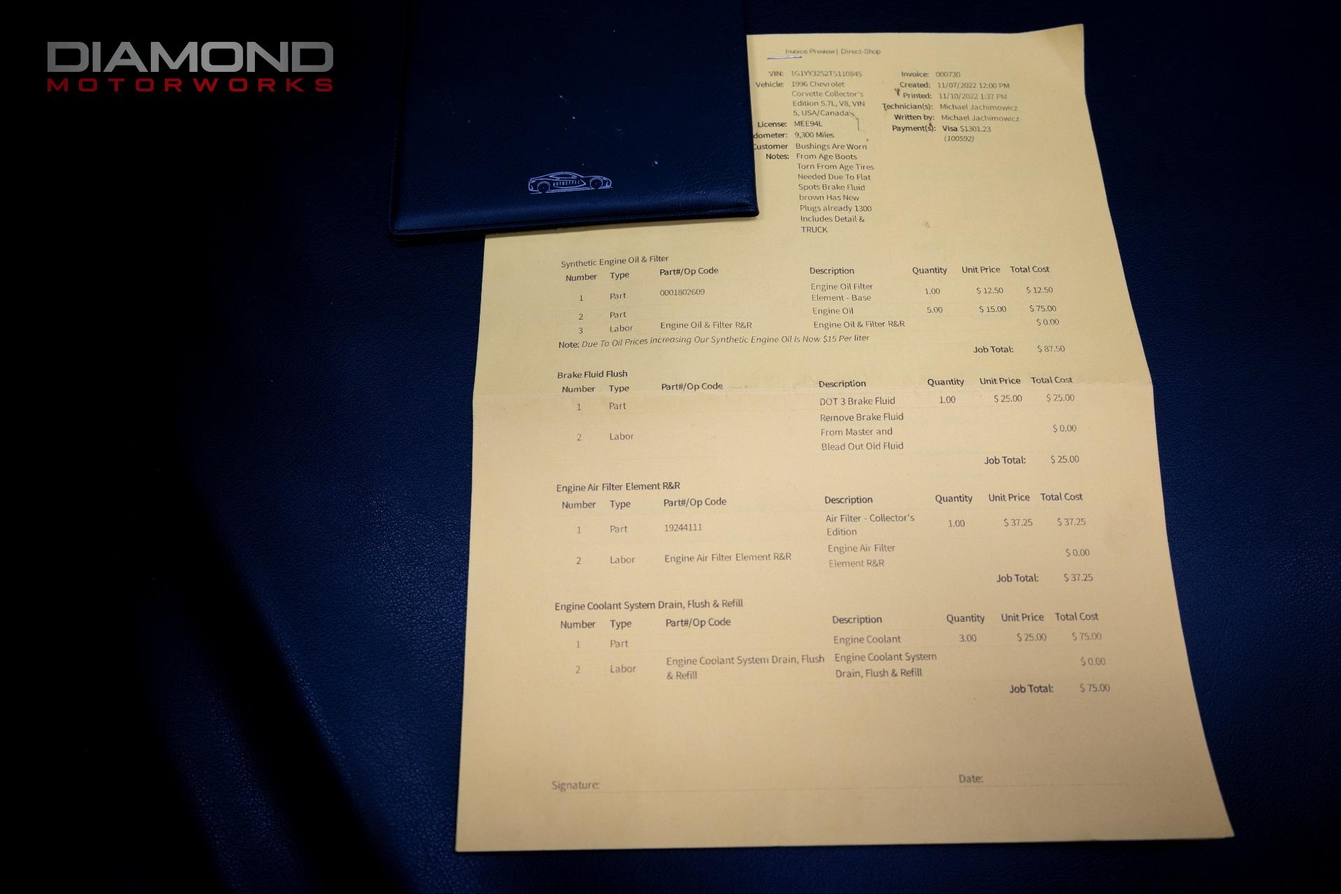 1996 CHEVROLET CORVETTE - Image 108