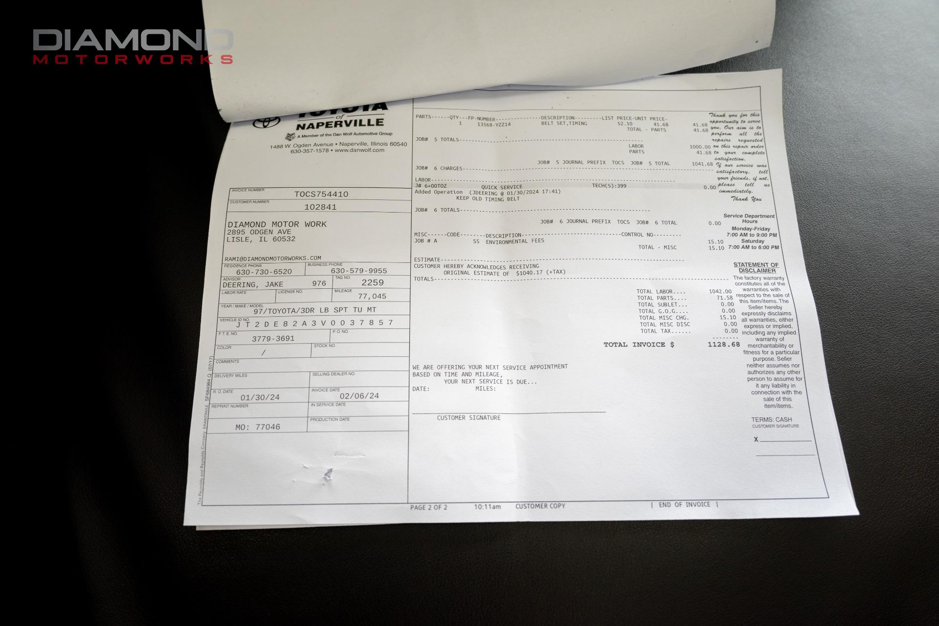 1997 TOYOTA SUPRA - Image 133