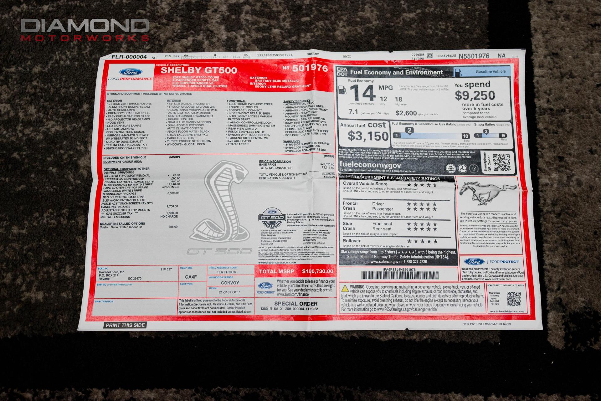 2022 FORD MUSTANG - Image 144