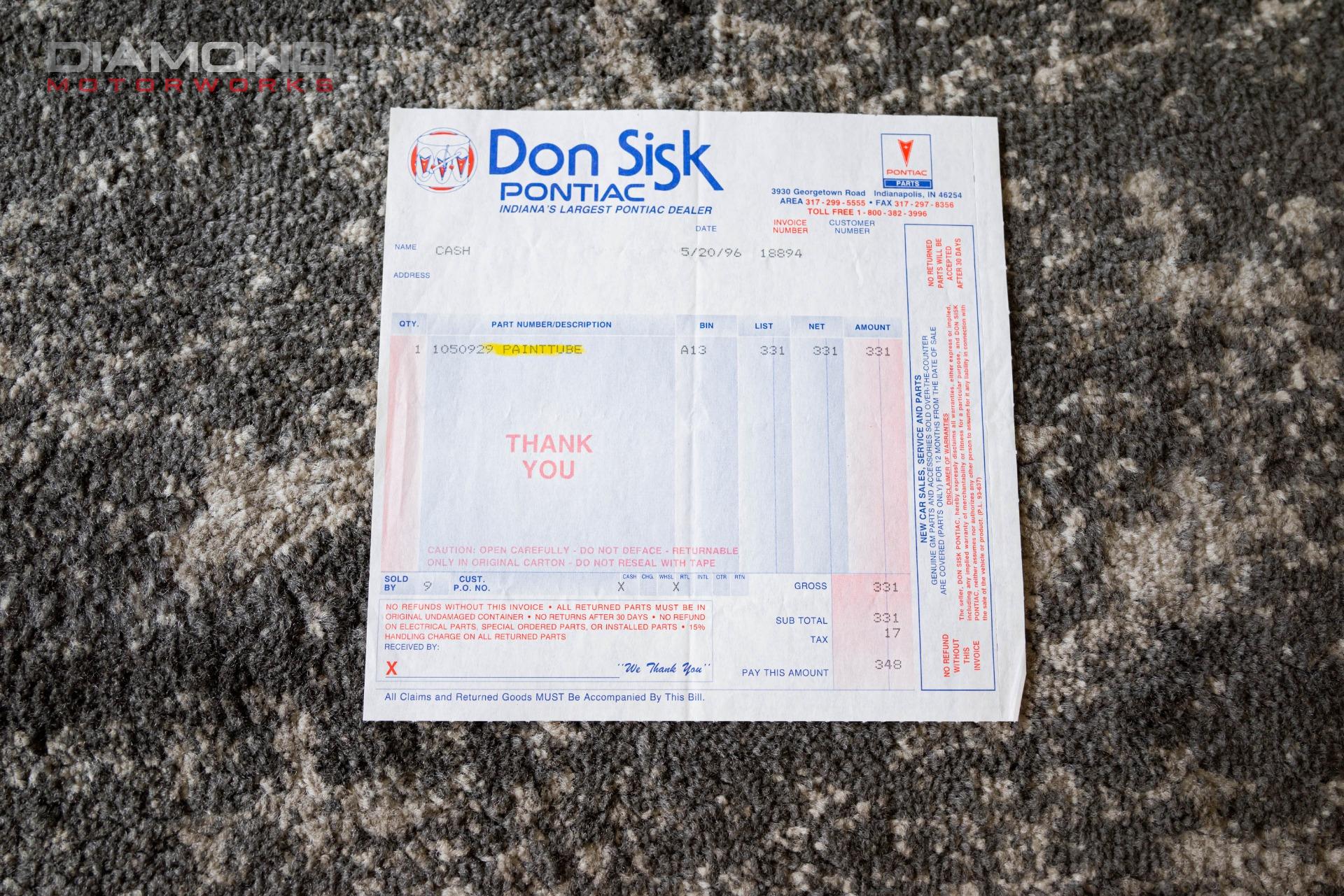 1996 PONTIAC FIREBIRD - Image 130