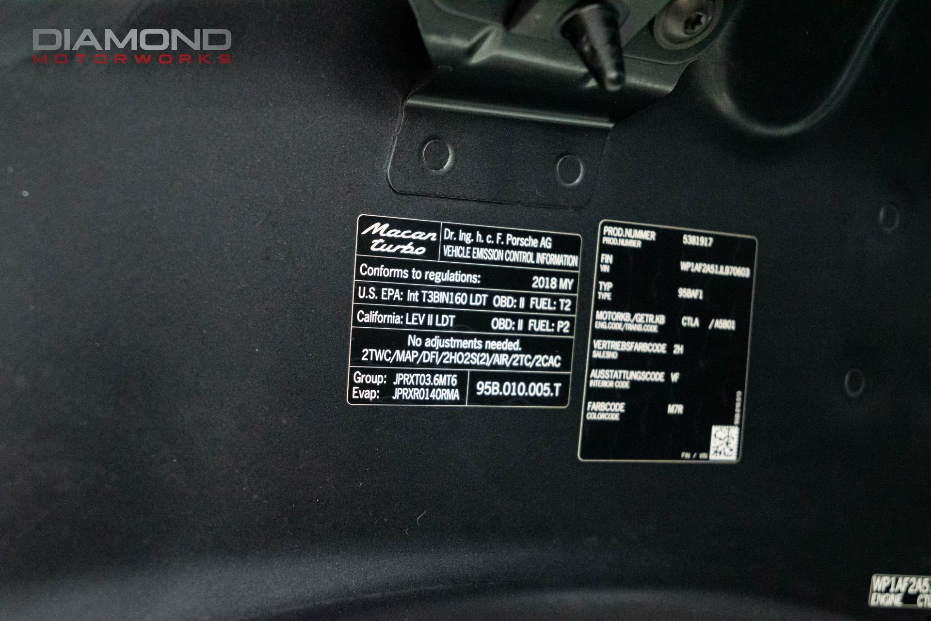 2018 PORSCHE MACAN - Image 125