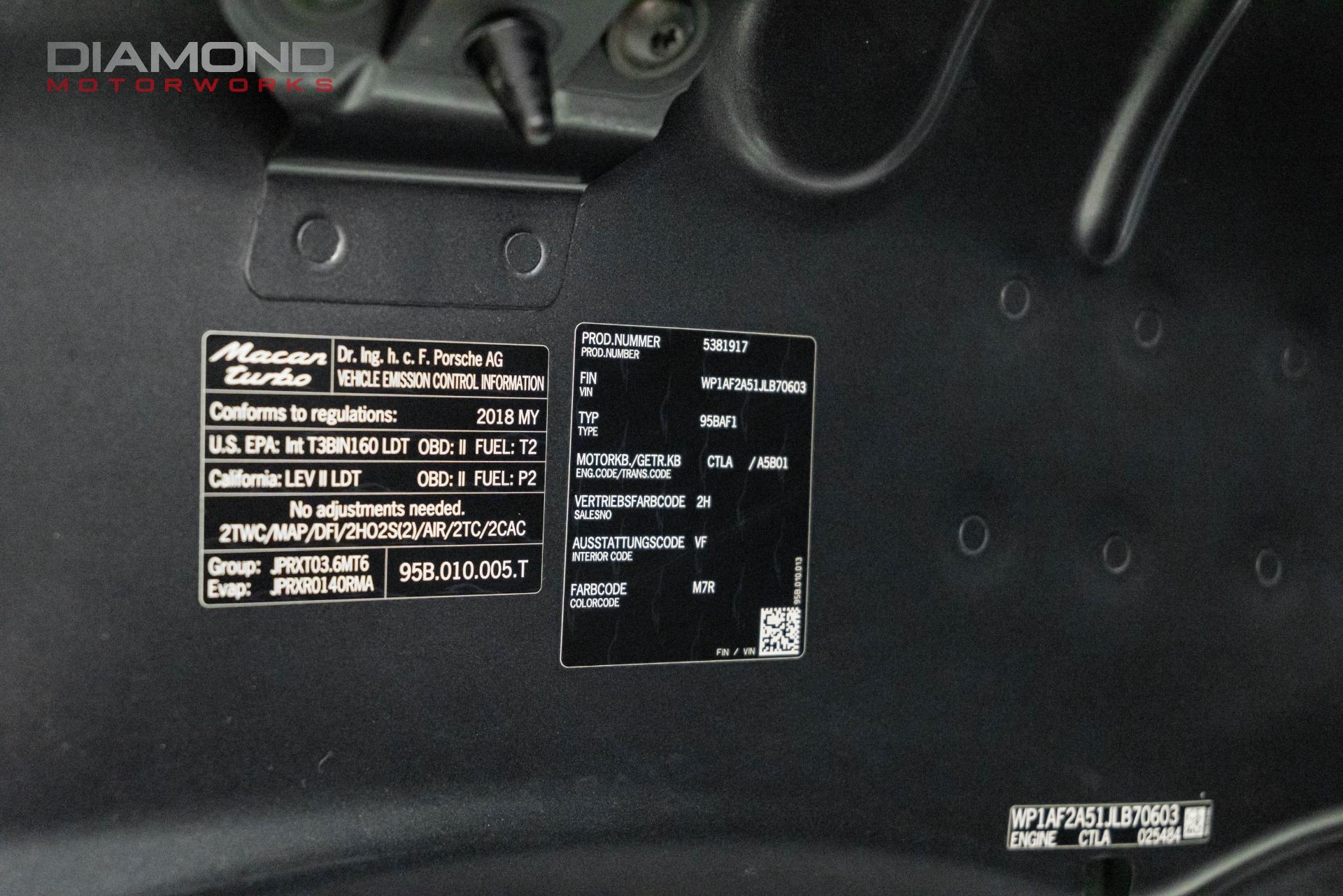 2018 PORSCHE MACAN - Image 126