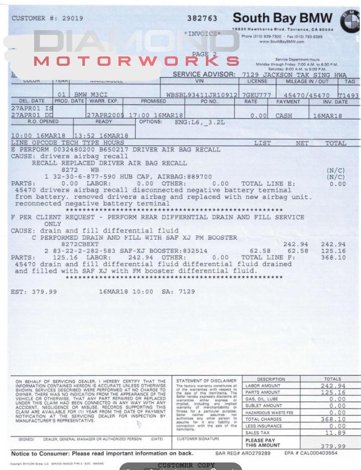 2001 BMW M3 - Image 130