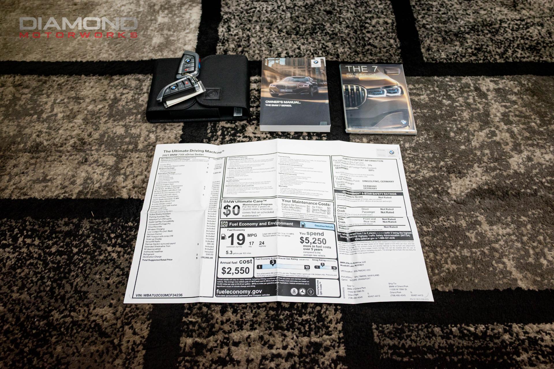 2021 BMW 750I - Image 153