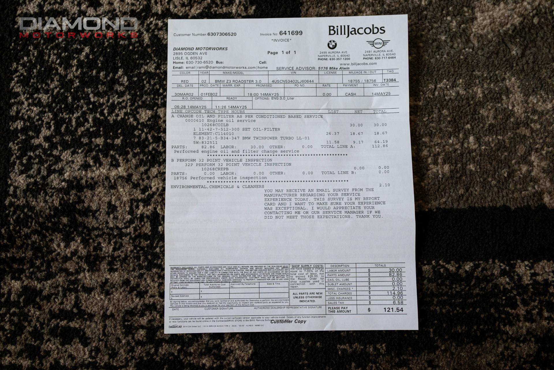 2002 BMW Z3 - Image 127