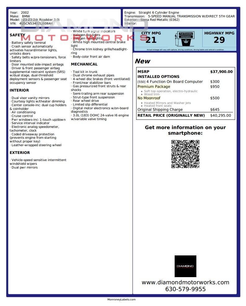 2002 BMW Z3 - Image 131