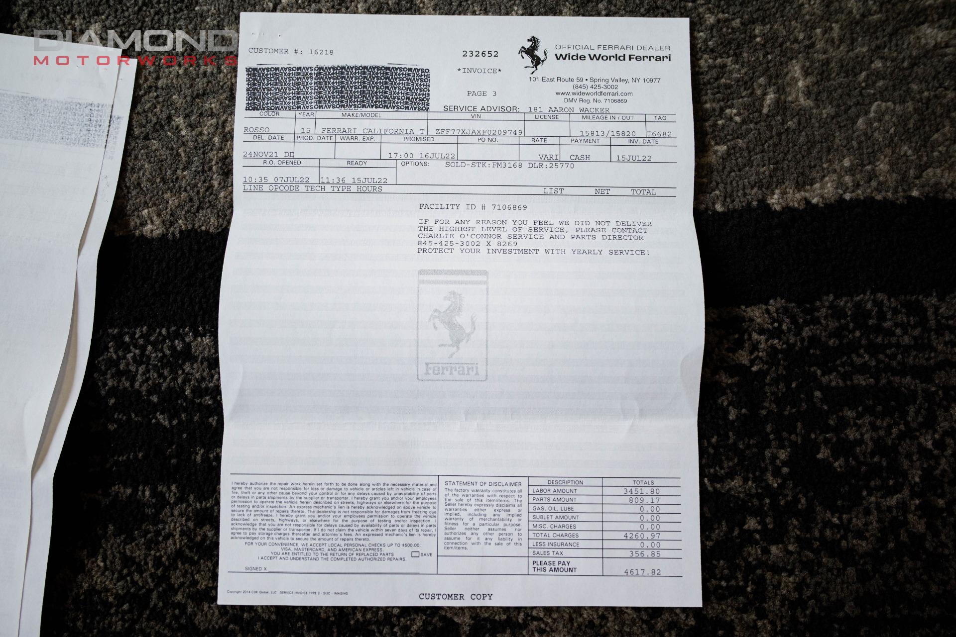 2015 FERRARI CALIFORNIA T - Image 152