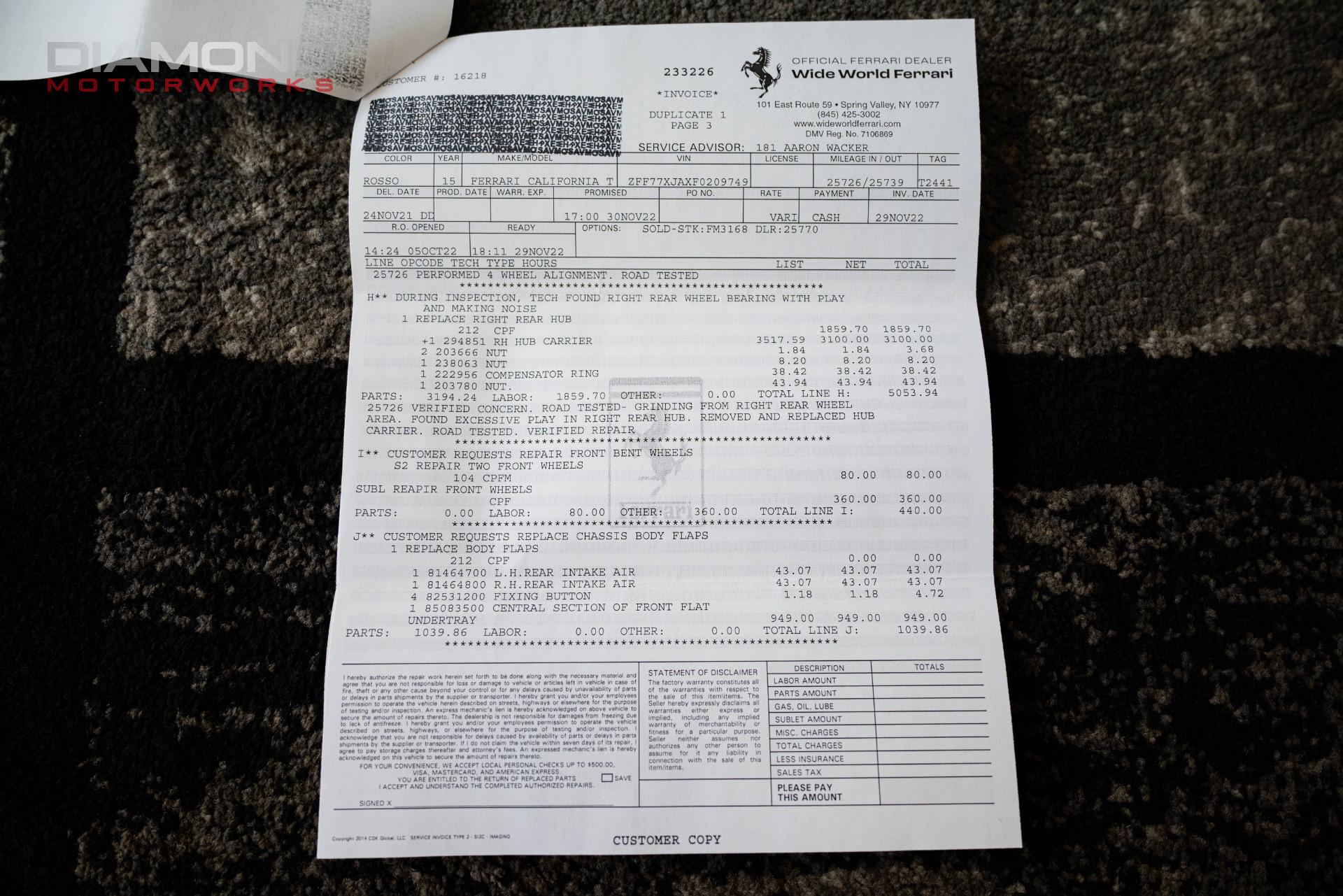 2015 FERRARI CALIFORNIA T - Image 155