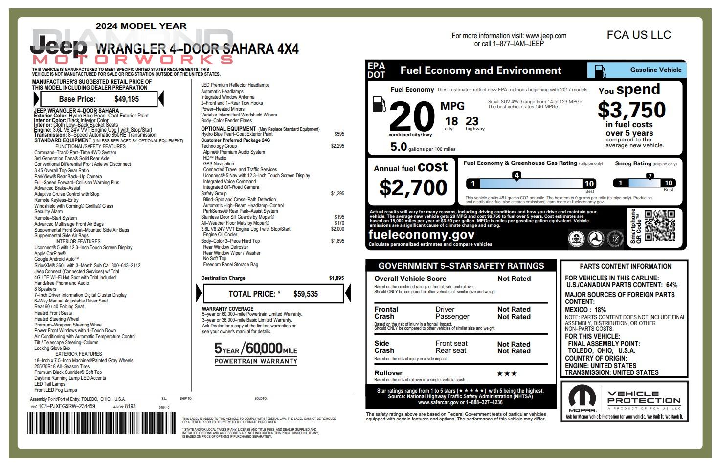 2024 JEEP WRANGLER - Image 133