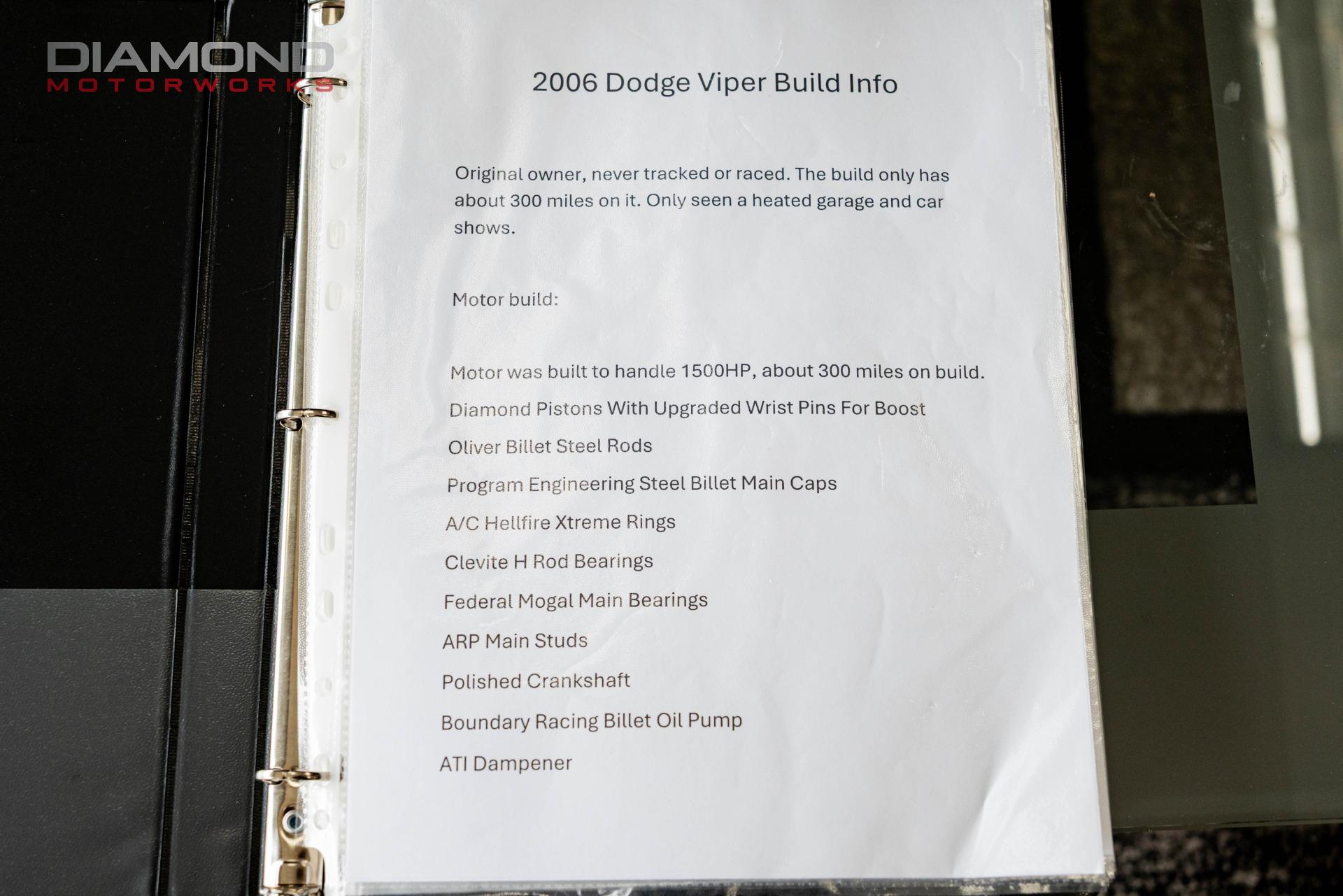 2006 DODGE VIPER - Image 144