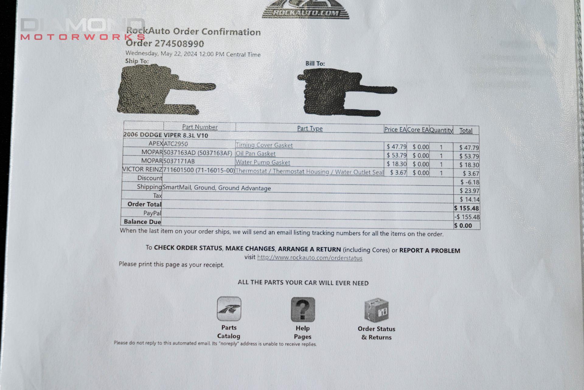 2006 DODGE VIPER - Image 151