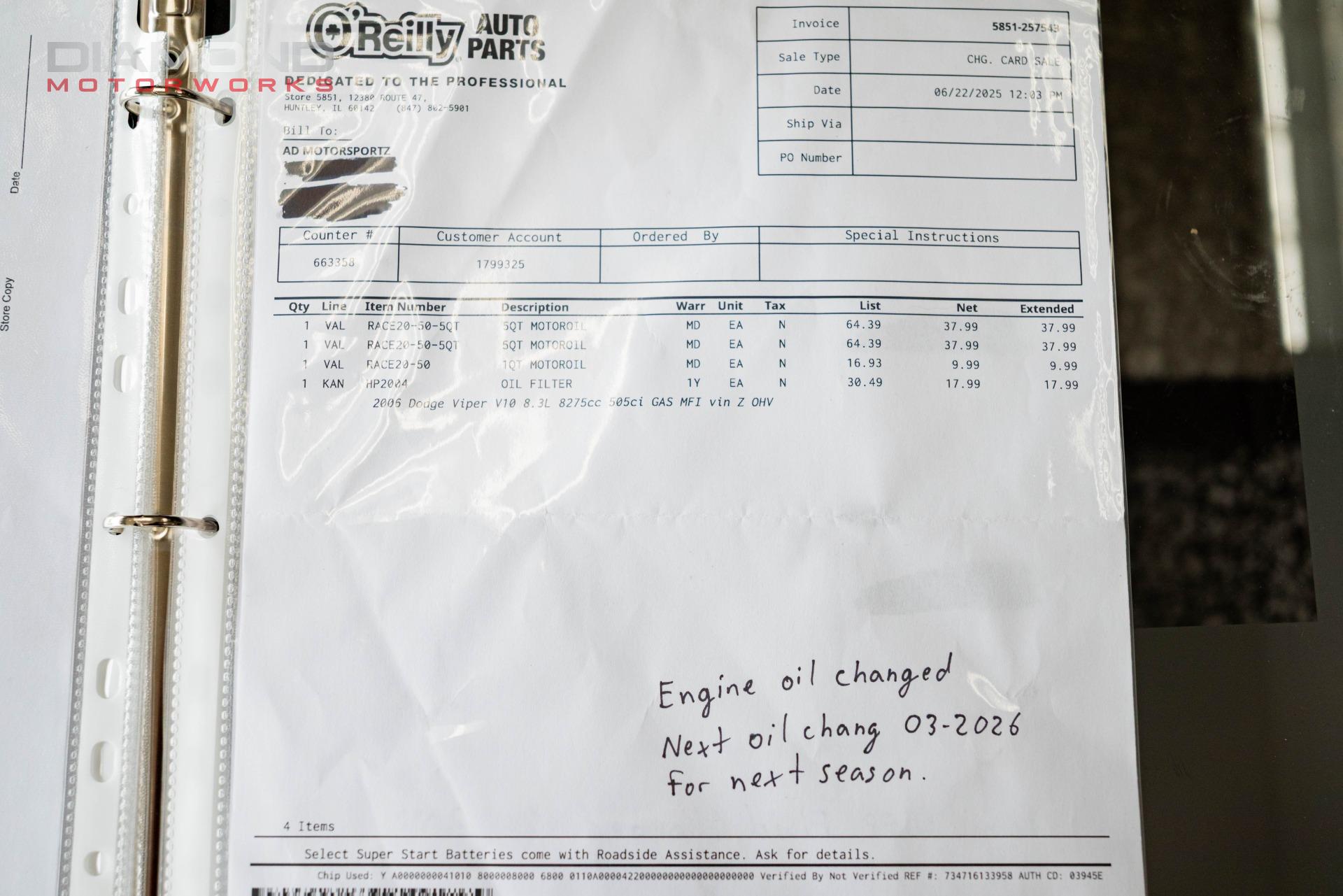 2006 DODGE VIPER - Image 157