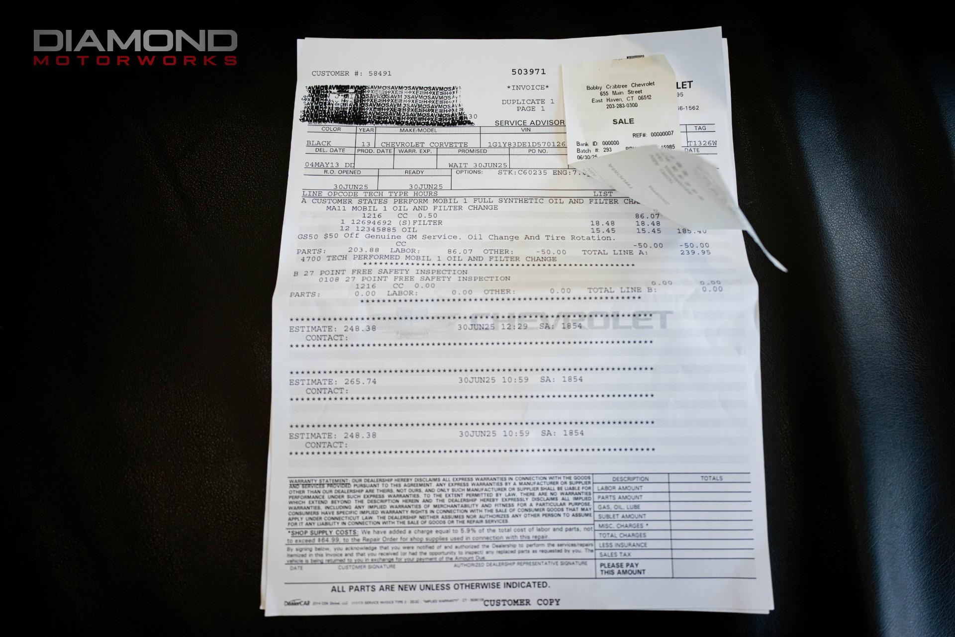 2013 CHEVROLET CORVETTE - Image 109