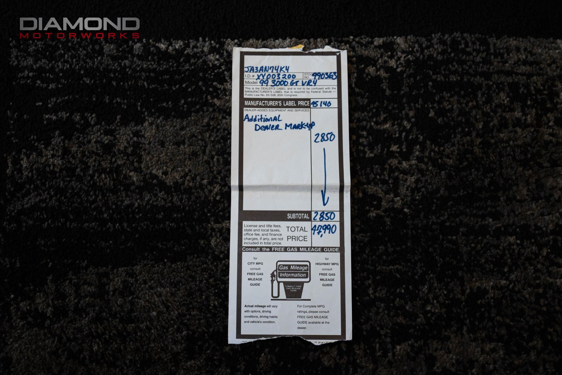 1999 MITSUBISHI 3000GT - Image 158