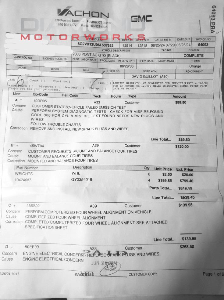 2006 PONTIAC GTO - Image 109