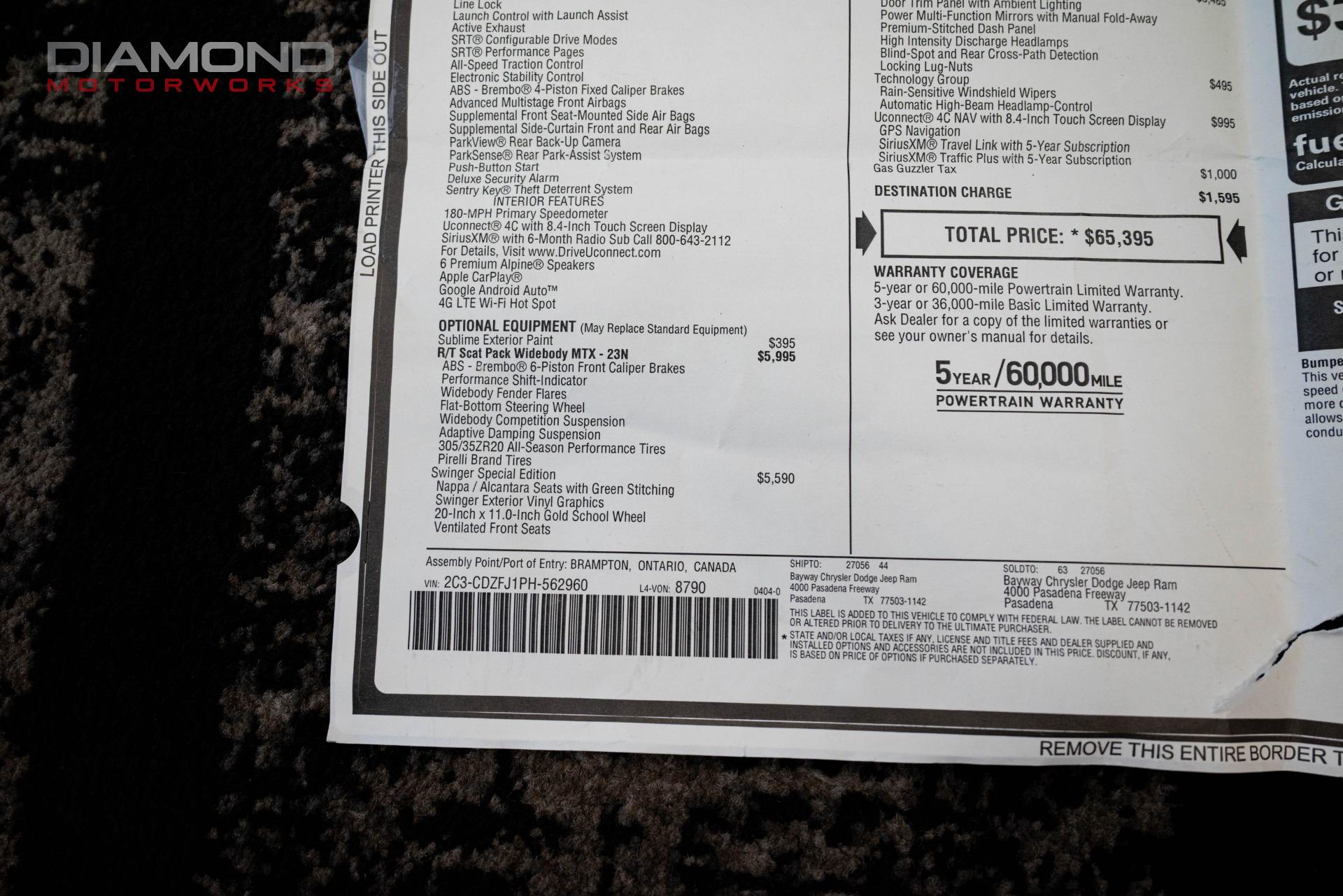 2023 DODGE CHALLENGER - Image 115