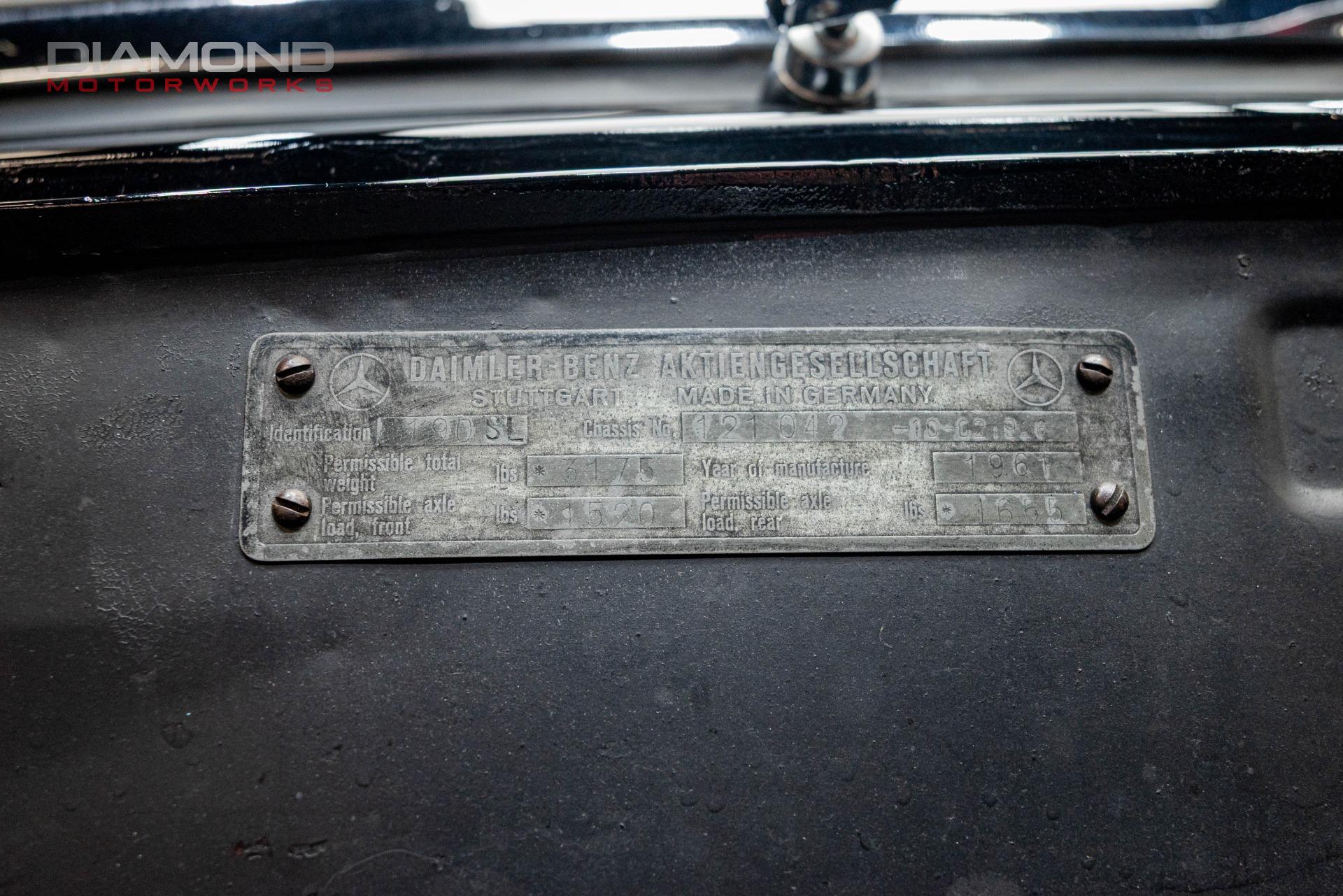 1961 MERCEDES BENZ 190SL - Image 116