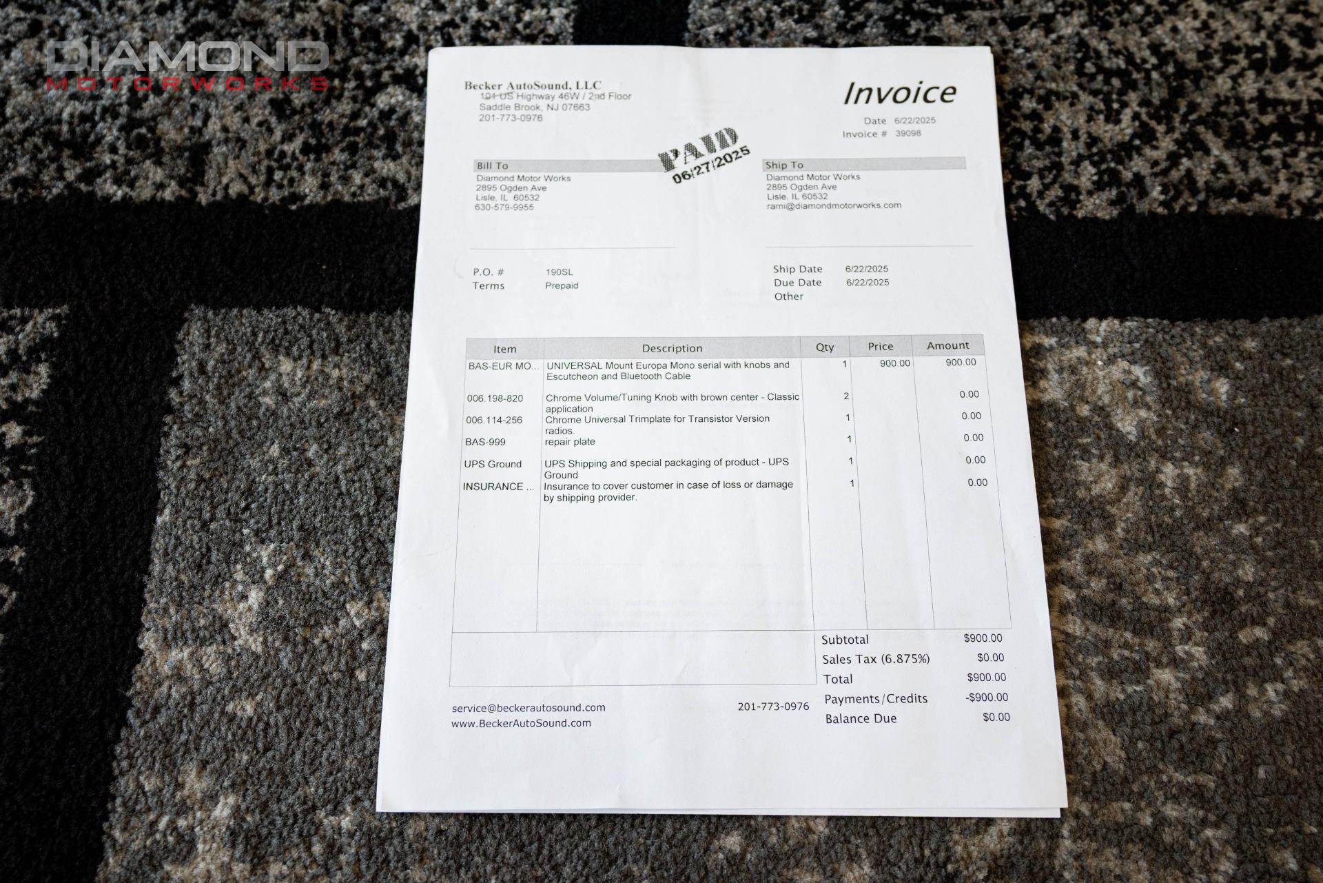 1961 MERCEDES BENZ 190SL - Image 156