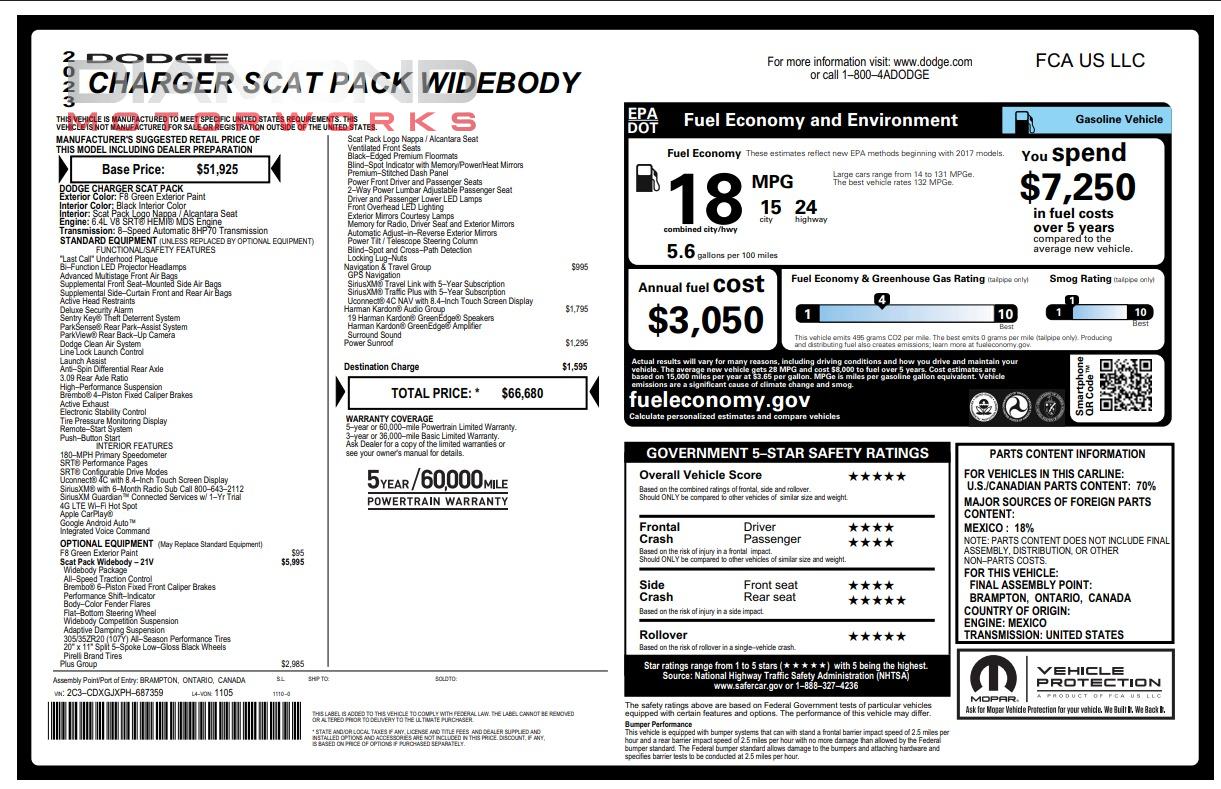 2023 DODGE CHARGER - Image 137