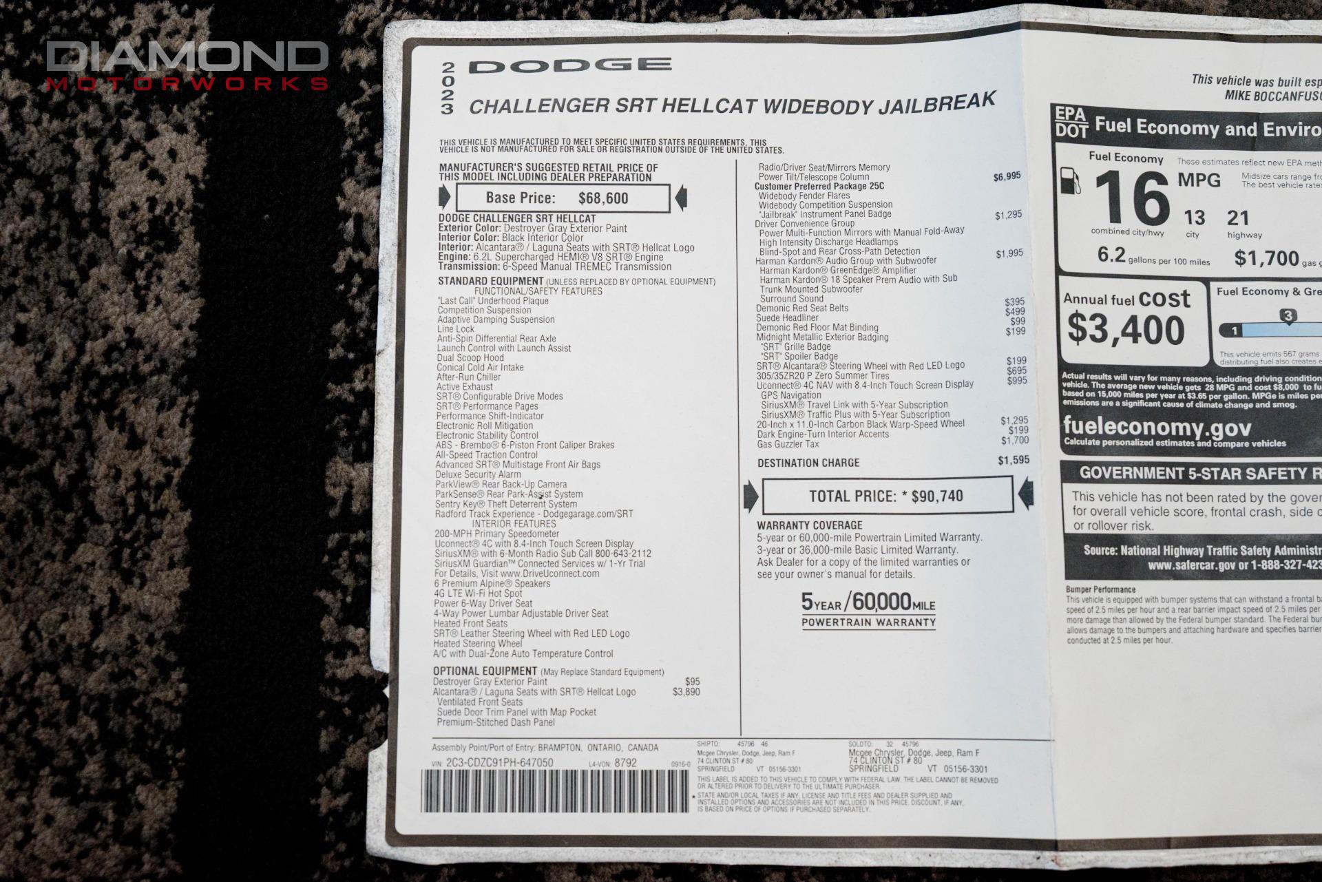 2023 DODGE CHALLENGER - Image 152