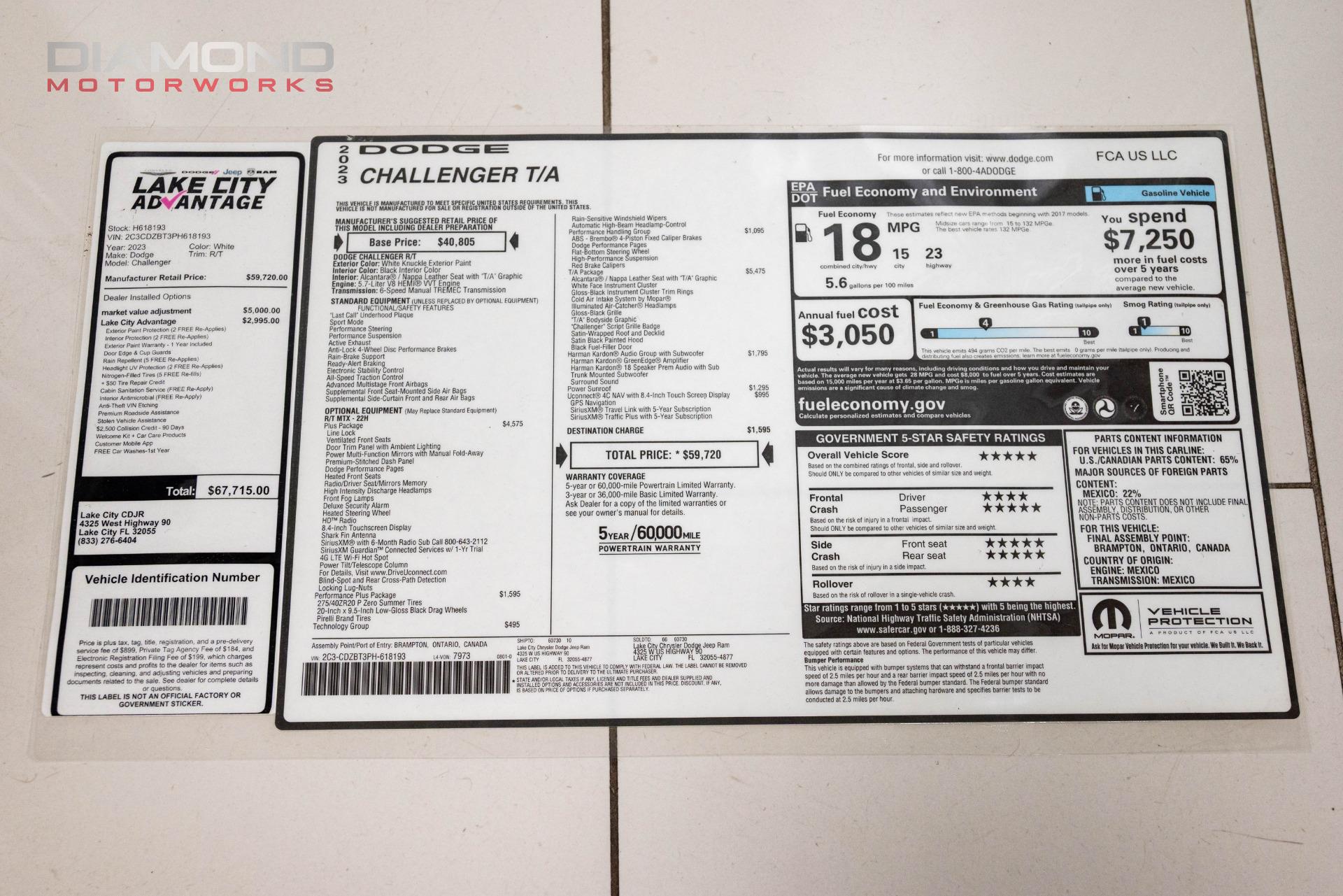 2023 DODGE CHALLENGER - Image 137