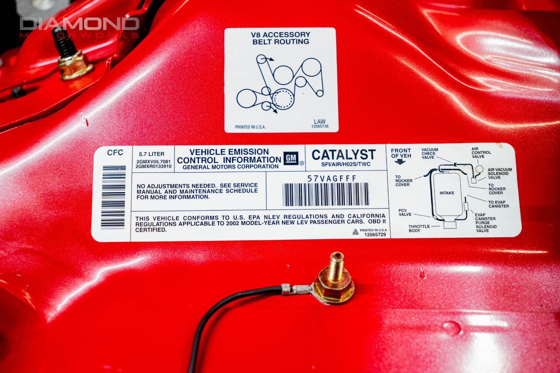 2002 CHEVROLET CAMARO - Image 109