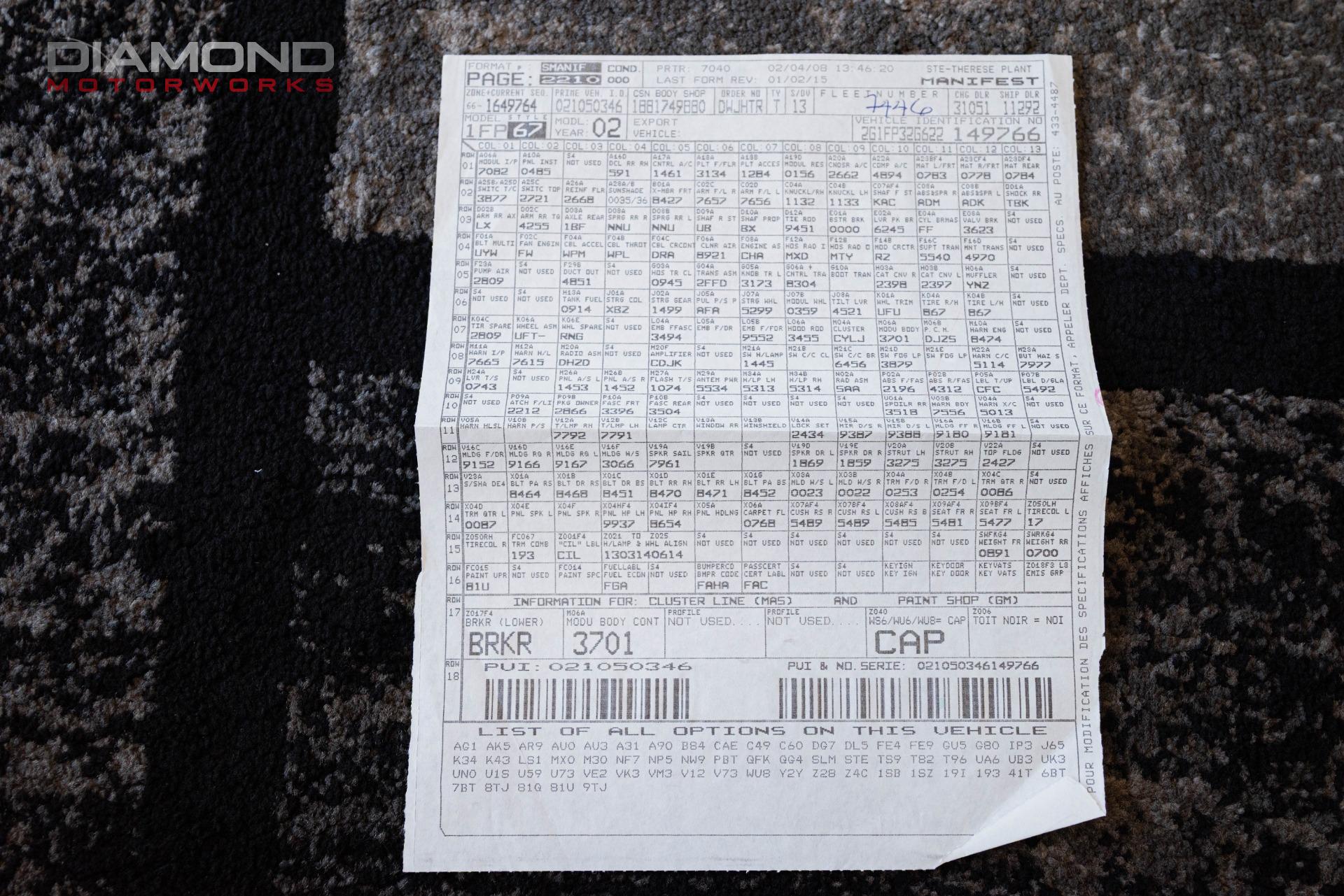 2002 CHEVROLET CAMARO - Image 139