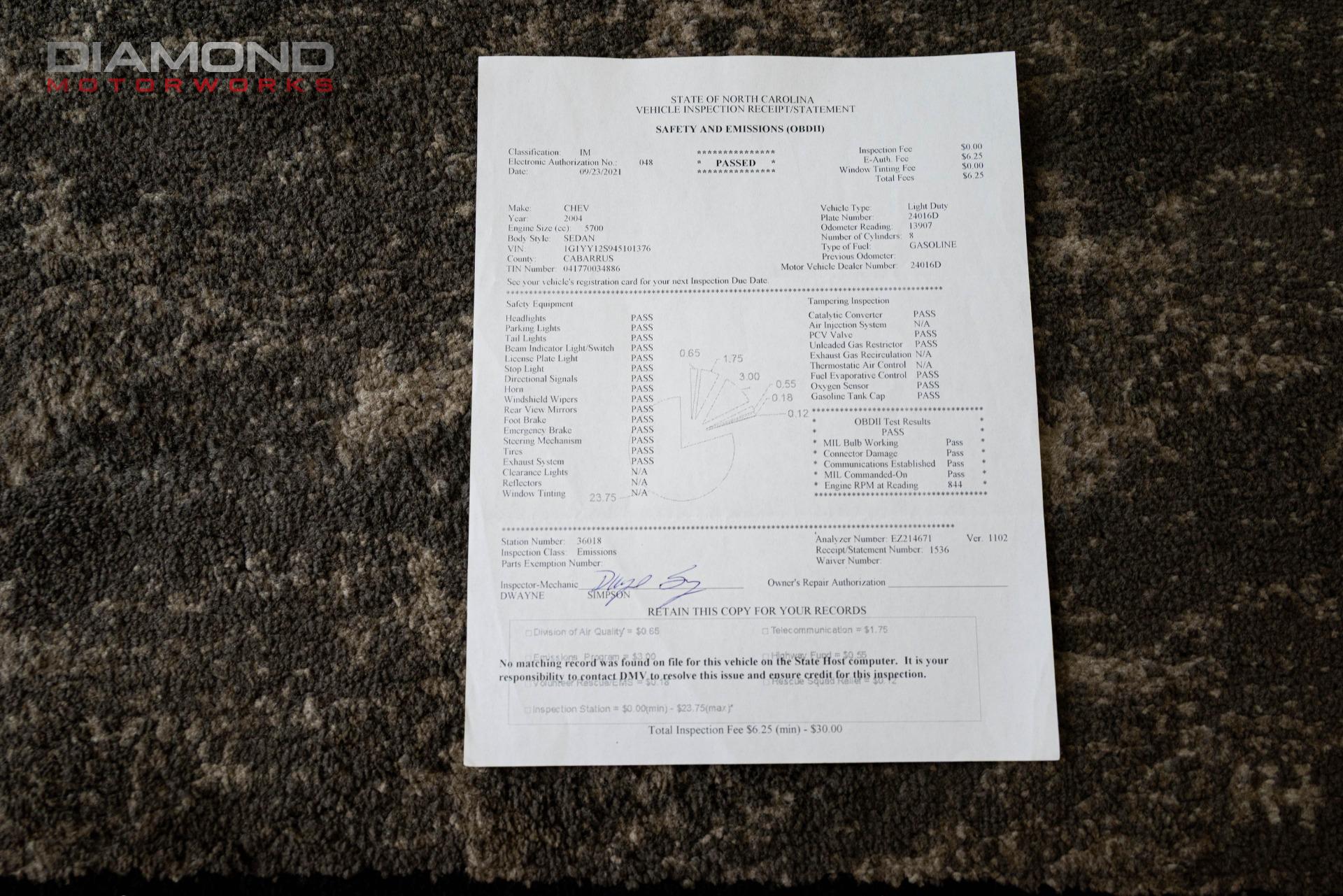 2004 CHEVROLET CORVETTE - Image 122